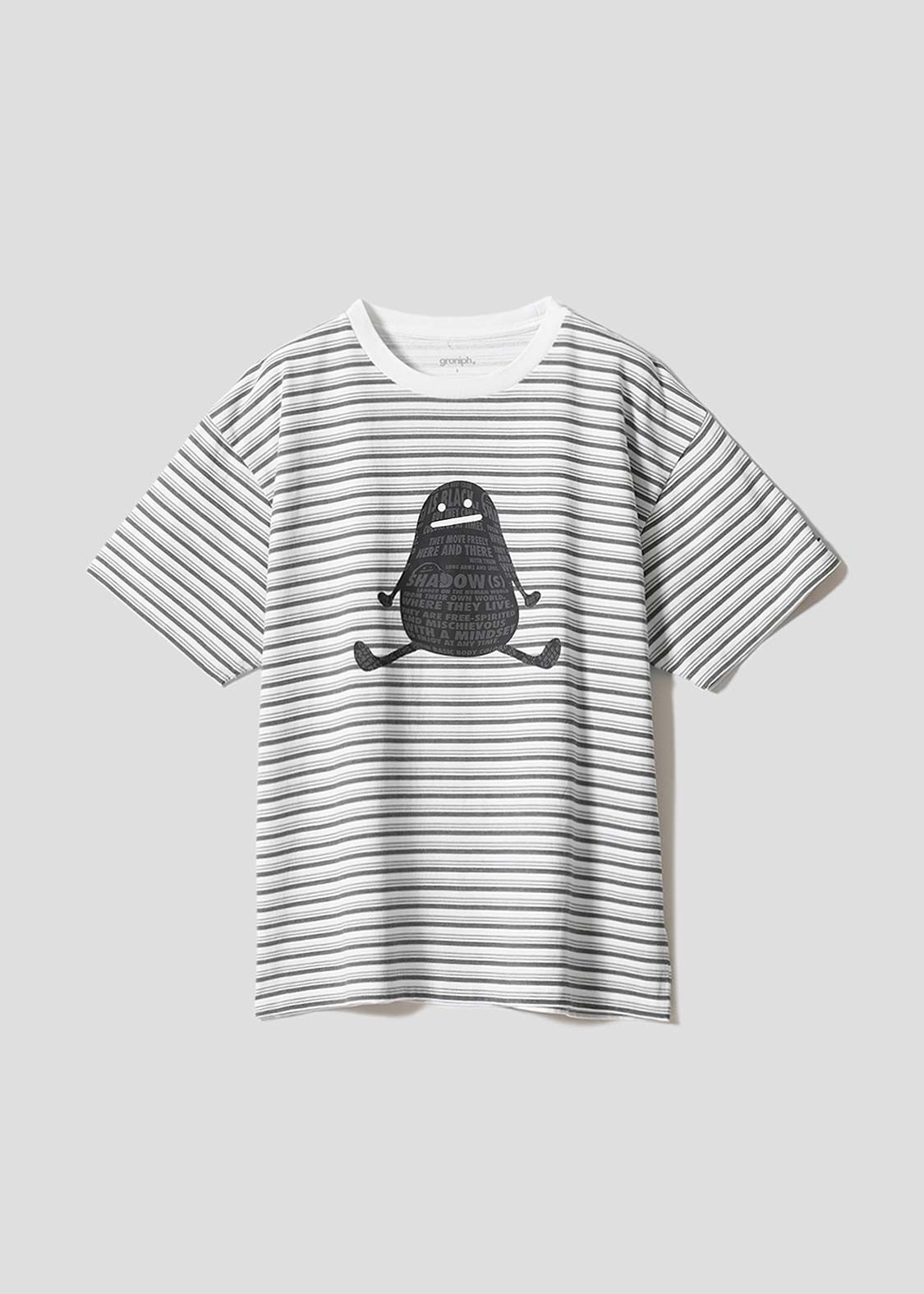 日本預訂 graniph GH Beautiful Shadow Playful Paint | Border T-shirt