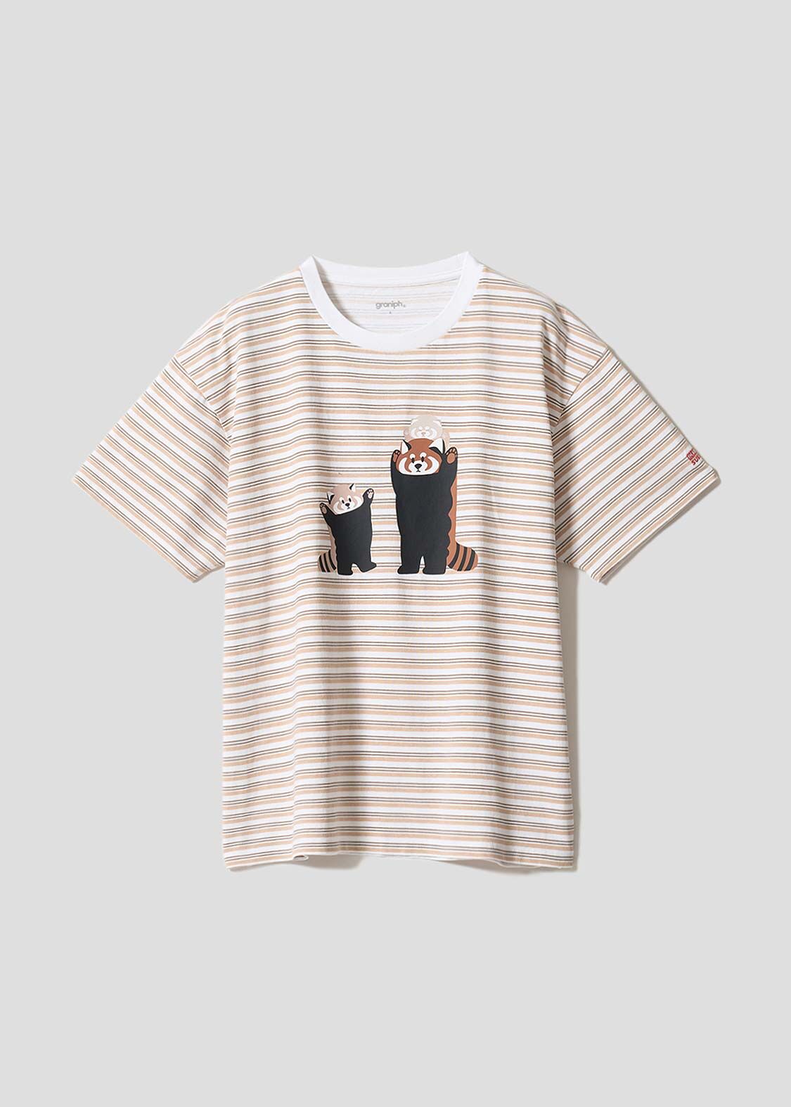 日本預訂 graniph GH Ikakuseicho | Border T-shirt