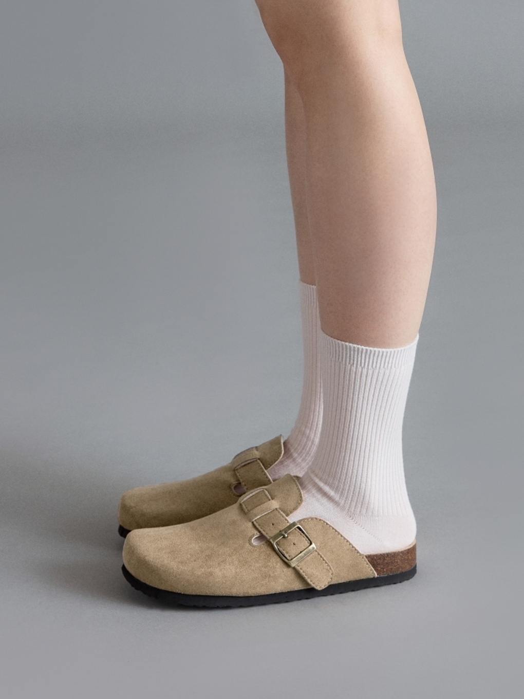 SHOOPEN Synthetic Suede Clogs