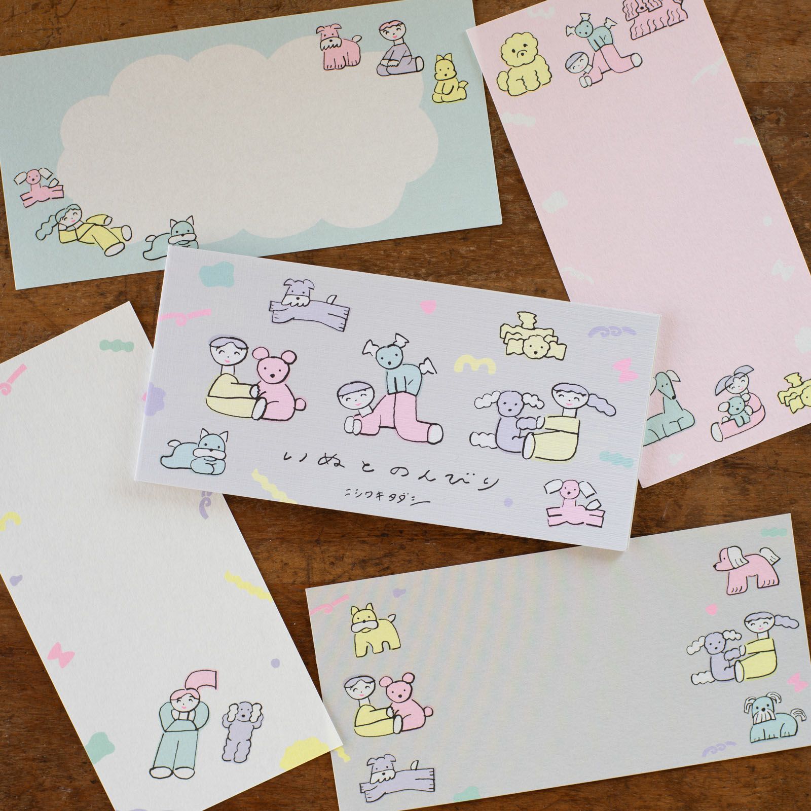 cozyca products｜ニシワキタダシ・一筆箋「與狗一起慵懶」表現社 JAPAN