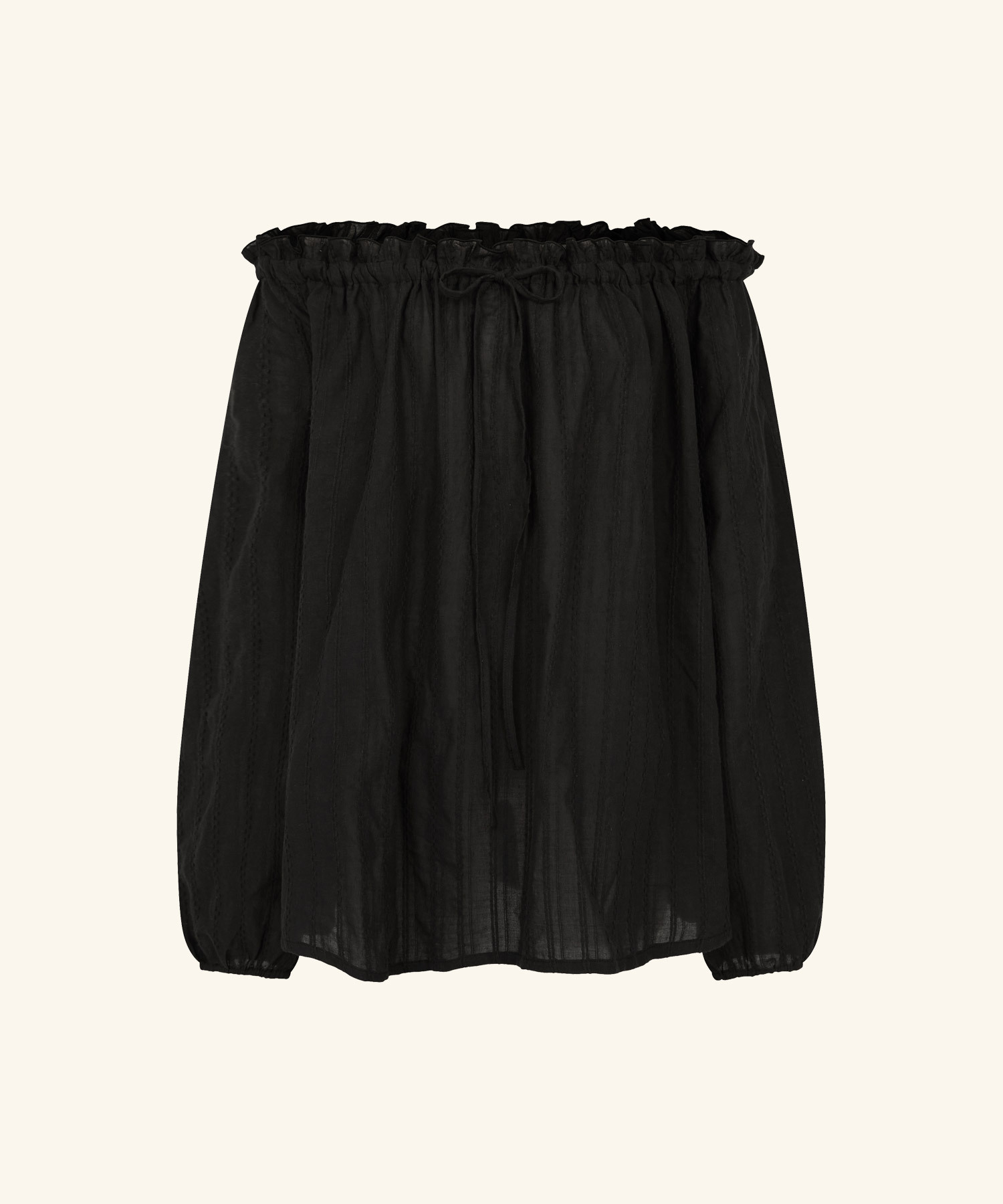 LETTER FROM MOON - Leaf One-Shoulder Frill Blouse *2色*