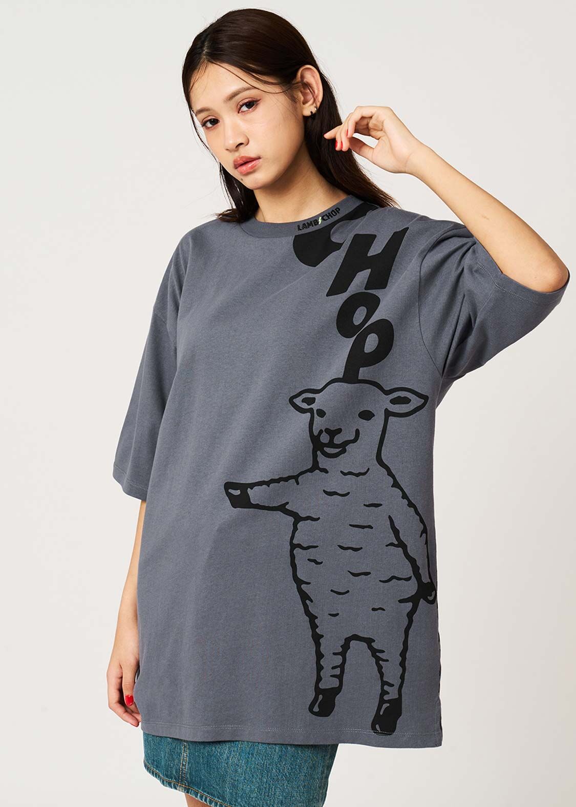 日本預訂 graniph Lamb Chop | Super Big T-shirt