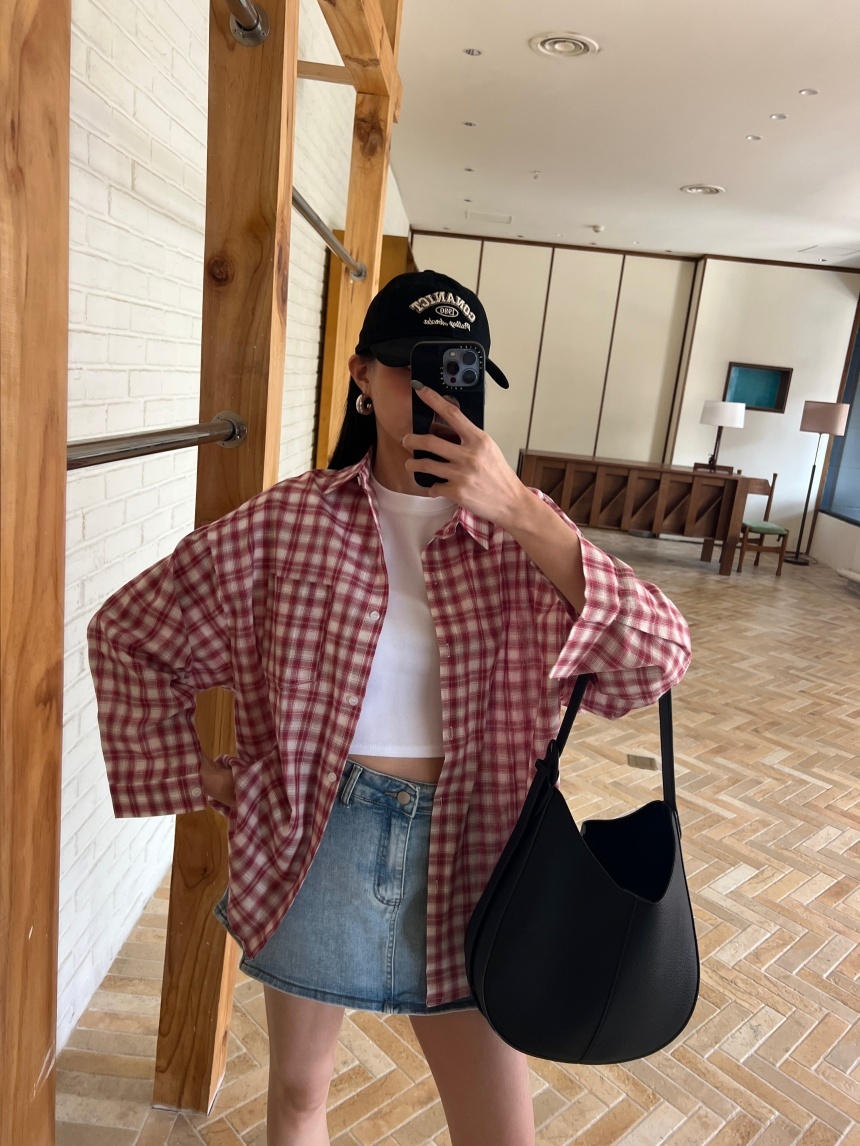 春款格紋襯衫*2色