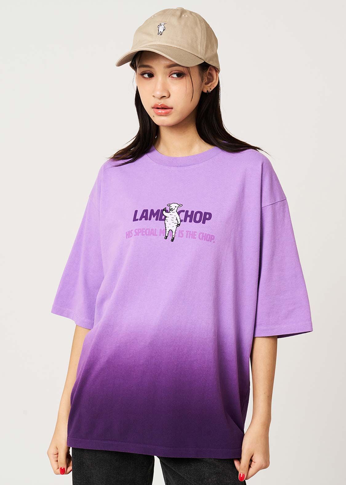 日本預訂 graniph GH Lamb chops | Gradient T-shirt