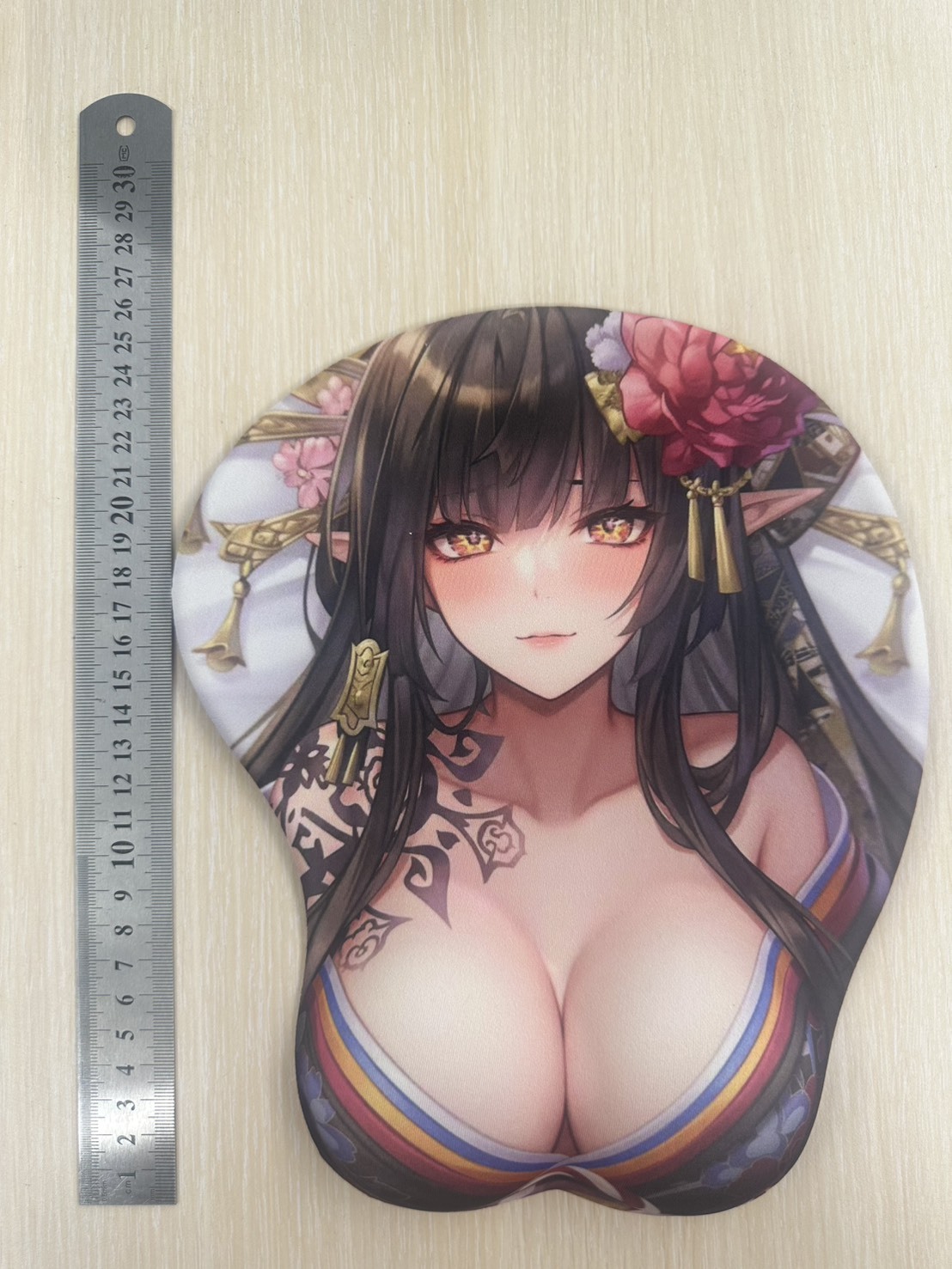 《神魔之塔》曼陀羅立體矽膠3D胸部滑鼠墊