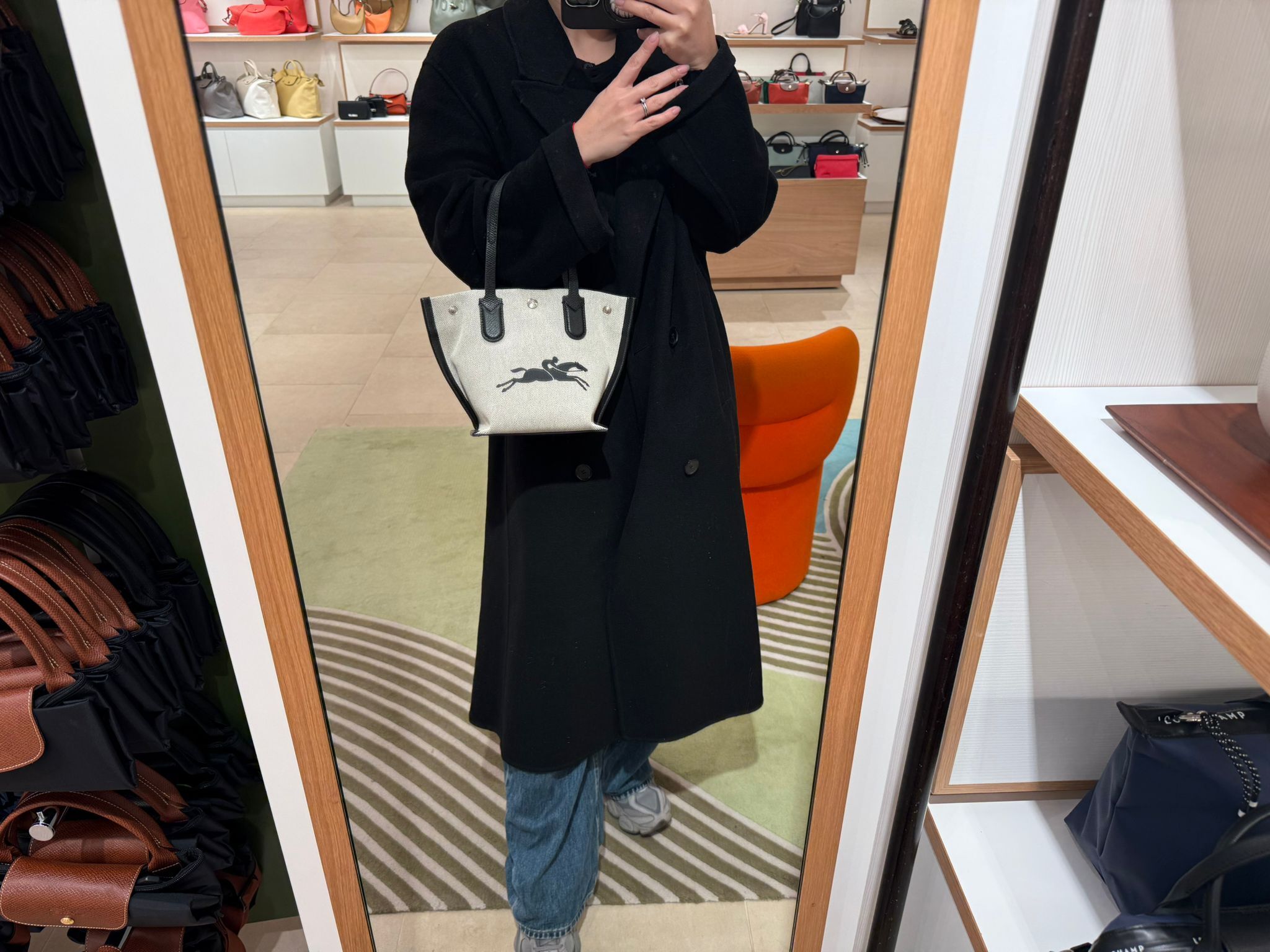 LYS01795 Longchamp Essential 奔馬Logo Tote Bag
