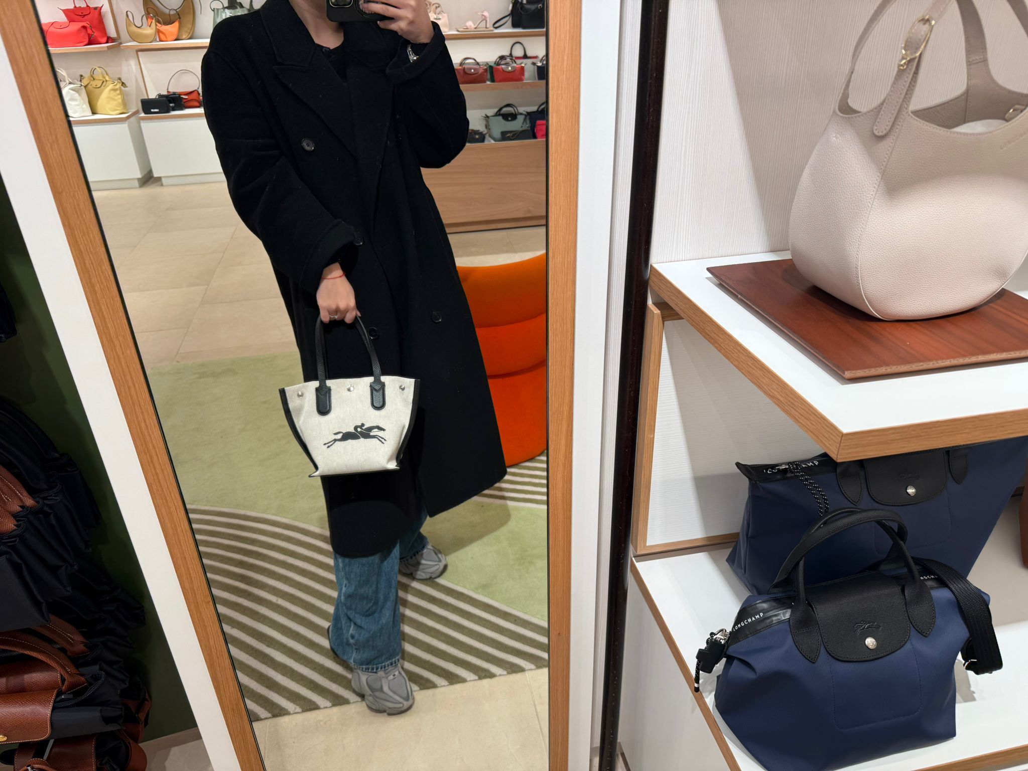 LYS01795 Longchamp Essential 奔馬Logo Tote Bag