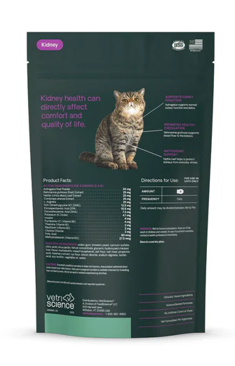 VetriScience -貓用腎臟補充咀嚼片 120片