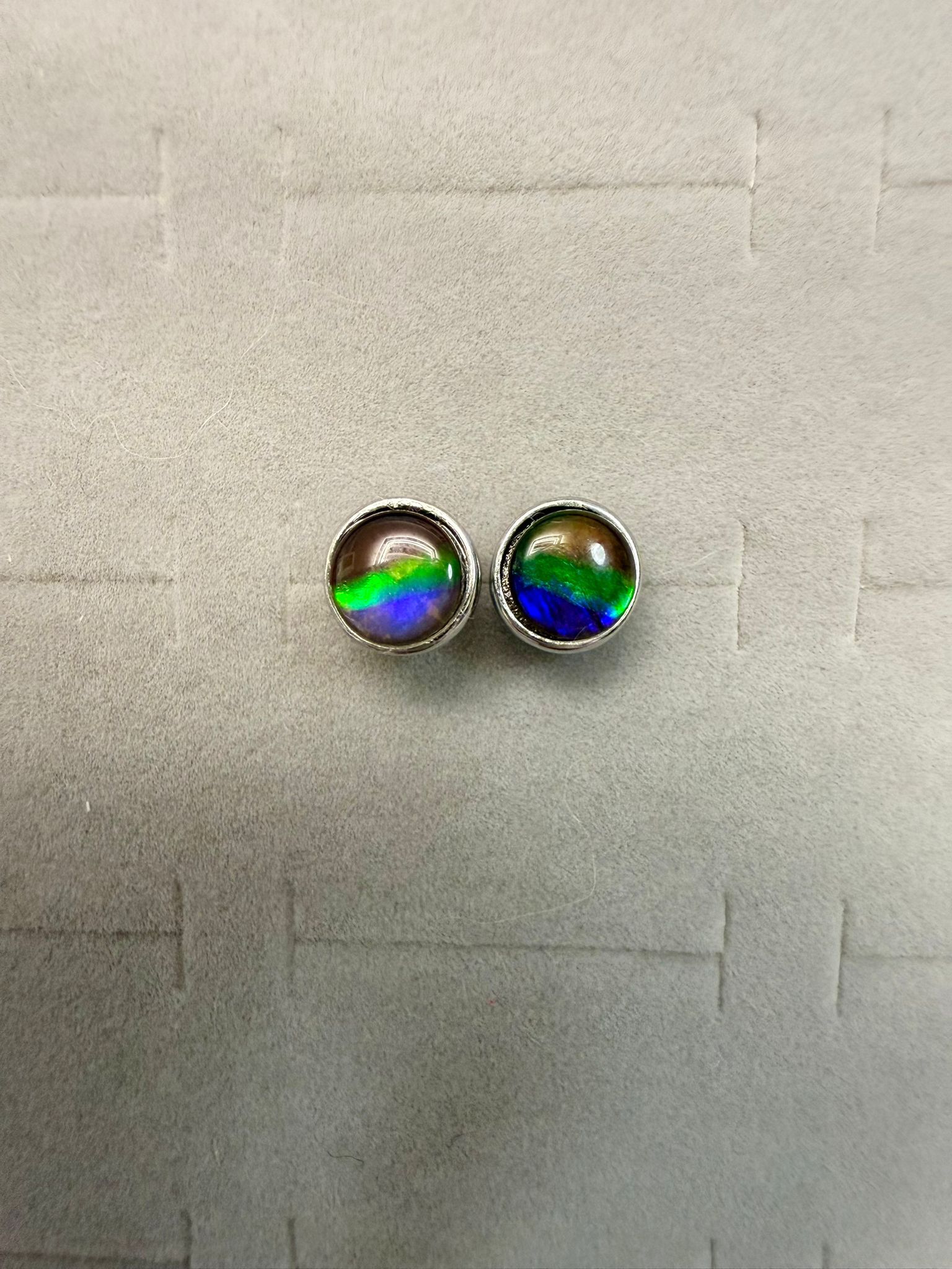 VX190 A155 斑彩耳環 (成品) 7mm