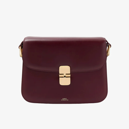 1FF0101-406 [A.P.C.] Grace Bag Vino (SS26) #PXBMW-F61412LE-GAE (B-EU-E)