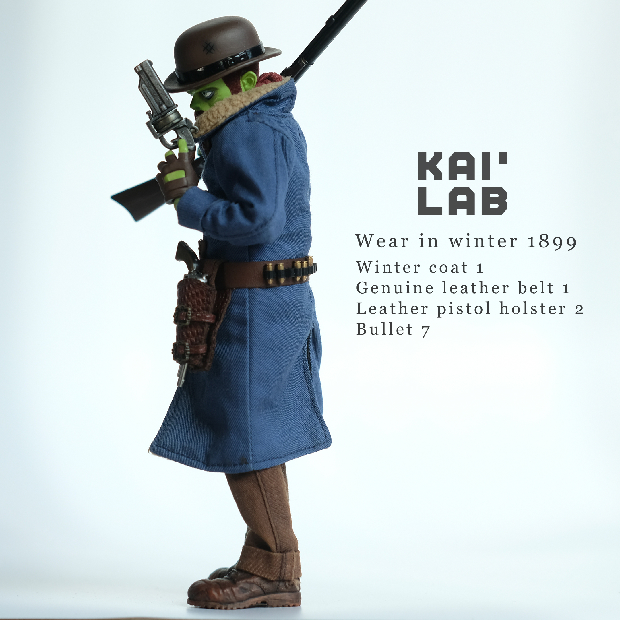 (Pre-Order) KAI LAB 1/12 "Wear in winter 1899" Clothing accessories (Mezco fit)