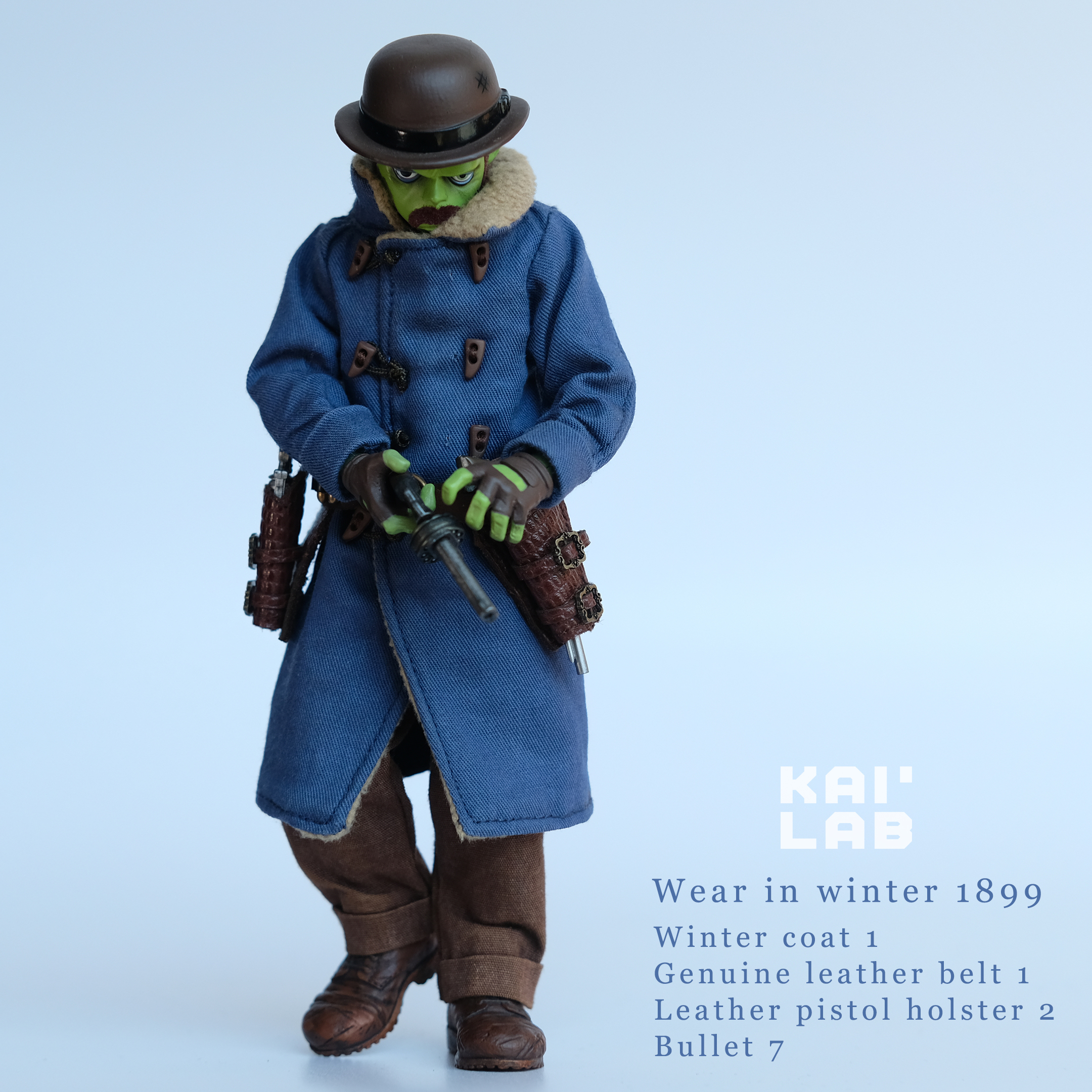(Pre-Order) KAI LAB 1/12 "Wear in winter 1899" Clothing accessories (Mezco fit)