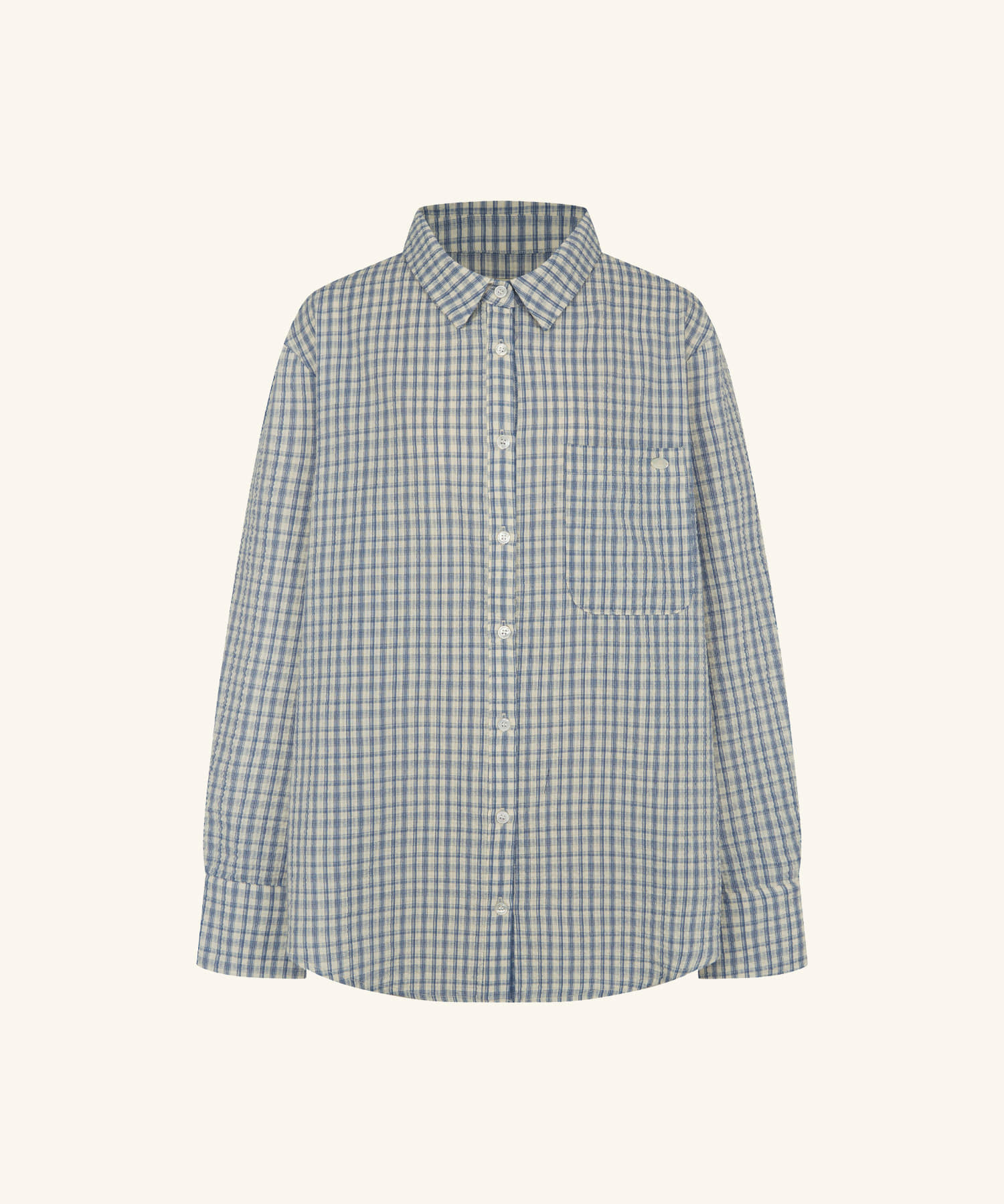 LETTER FROM MOON - Melve Oversized Check Shirt *2色*