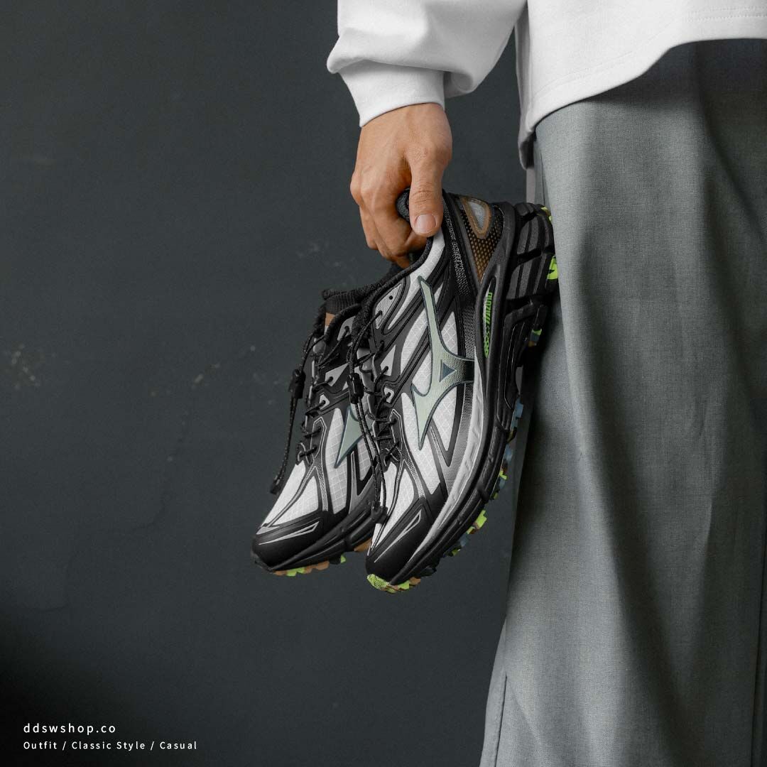 "代購" Mizuno Halo Mix TL 復古 白棕拼接 防潑水 男女機能鞋 D1GH251204