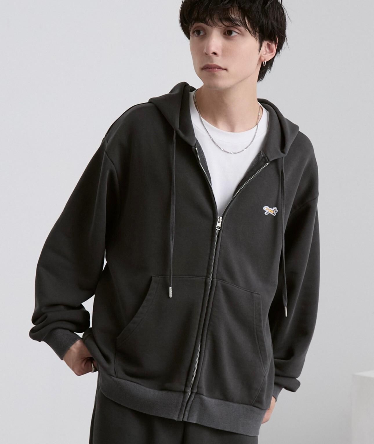 【預購】JN030310 The Fox 刺繡連帽拉鍊外套