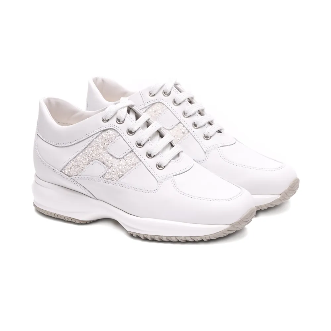 1LN0906-001 [HOGAN] Logo Round-Toe Sneakers White (SS26) #HXW00N0S360-UWP-B001 (S-NB-E)