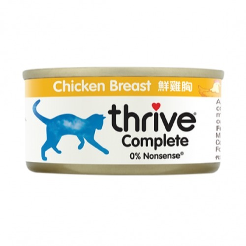 Thrive 脆樂芙 貓咪主食罐頭 鮮雞胸肉75G
