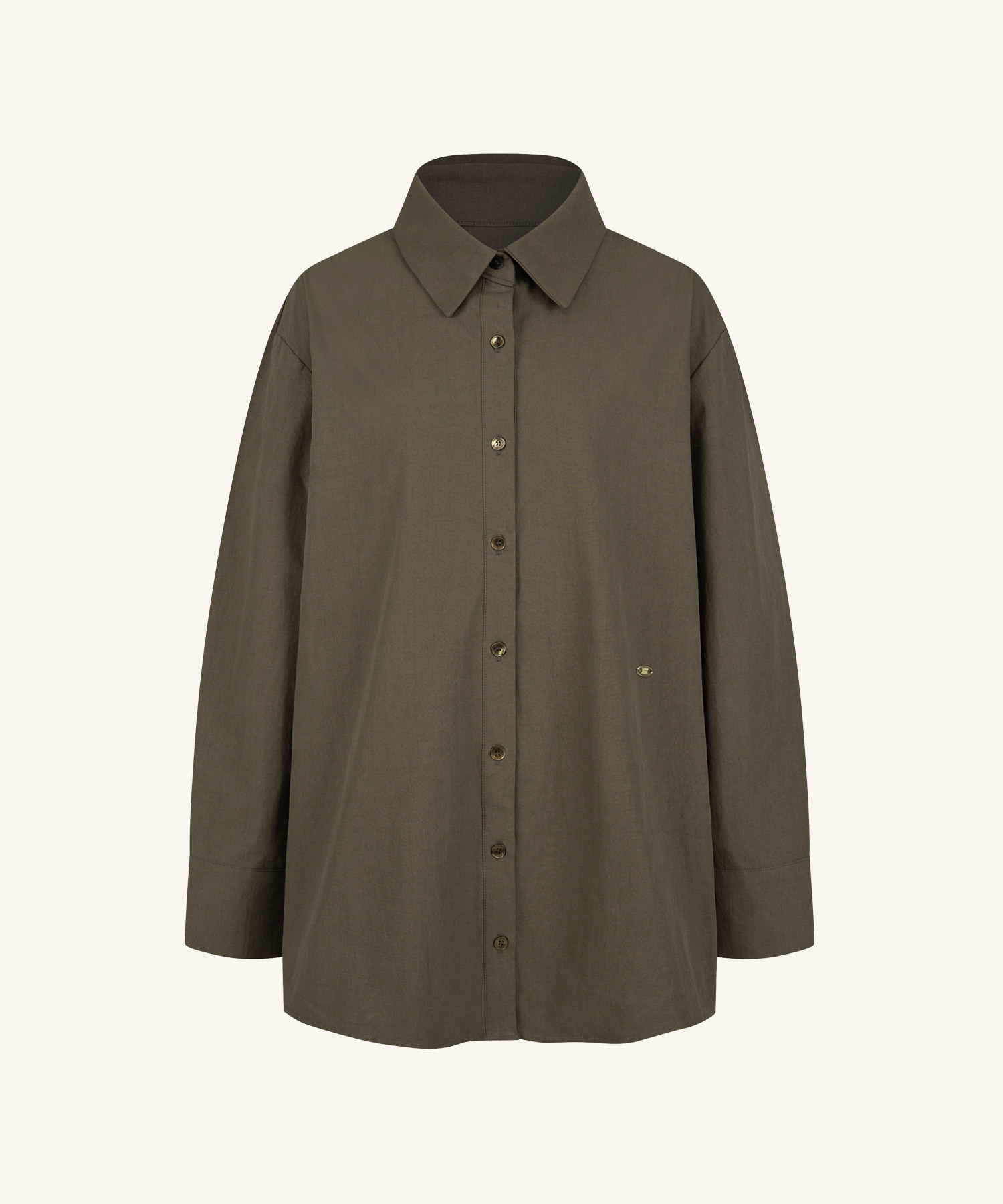 LETTER FROM MOON -  Blanche Layered Oversized Cotton Shirt *2色*