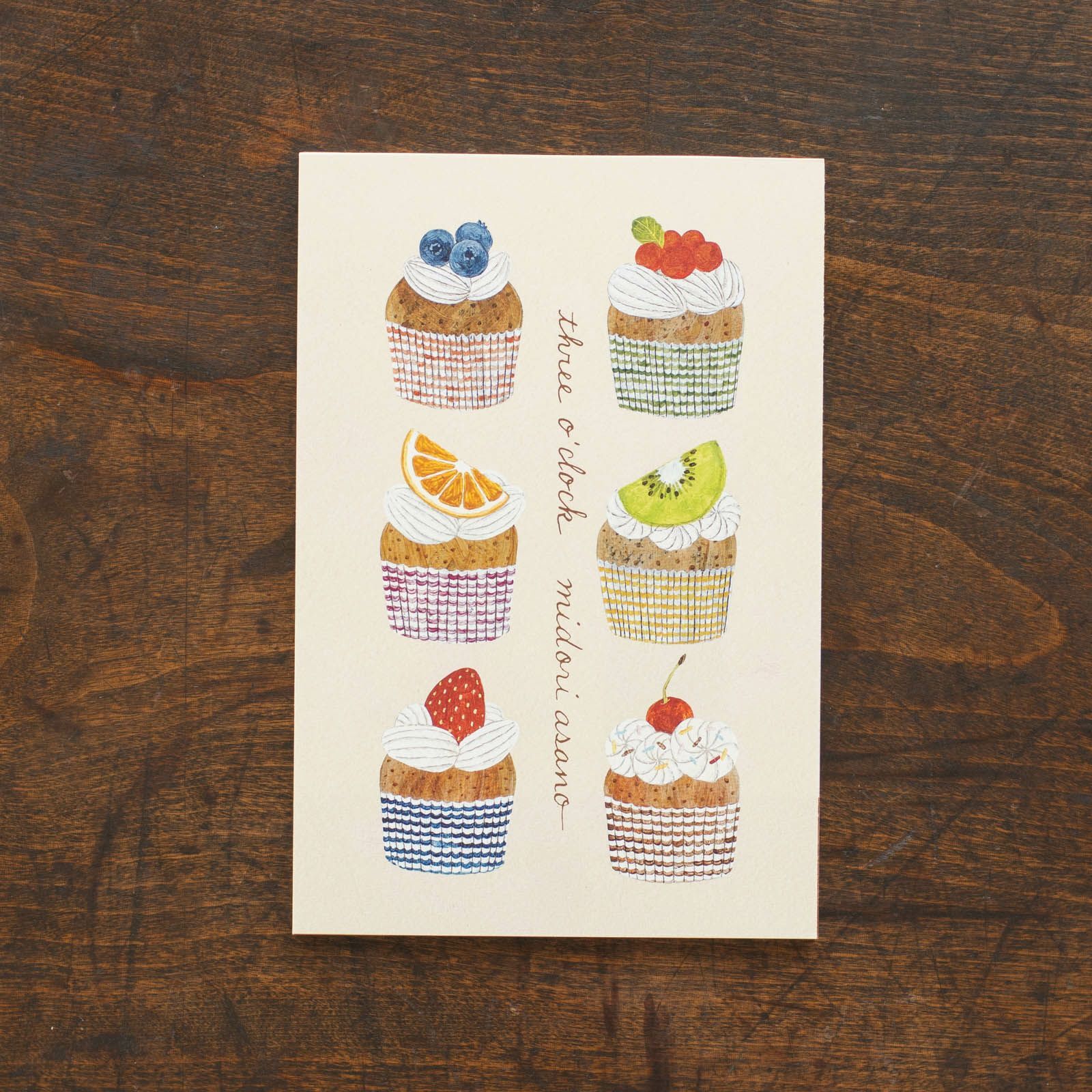 cozyca products｜浅野みどり・明信片箋「three o'clock」表現社 / JAPAN