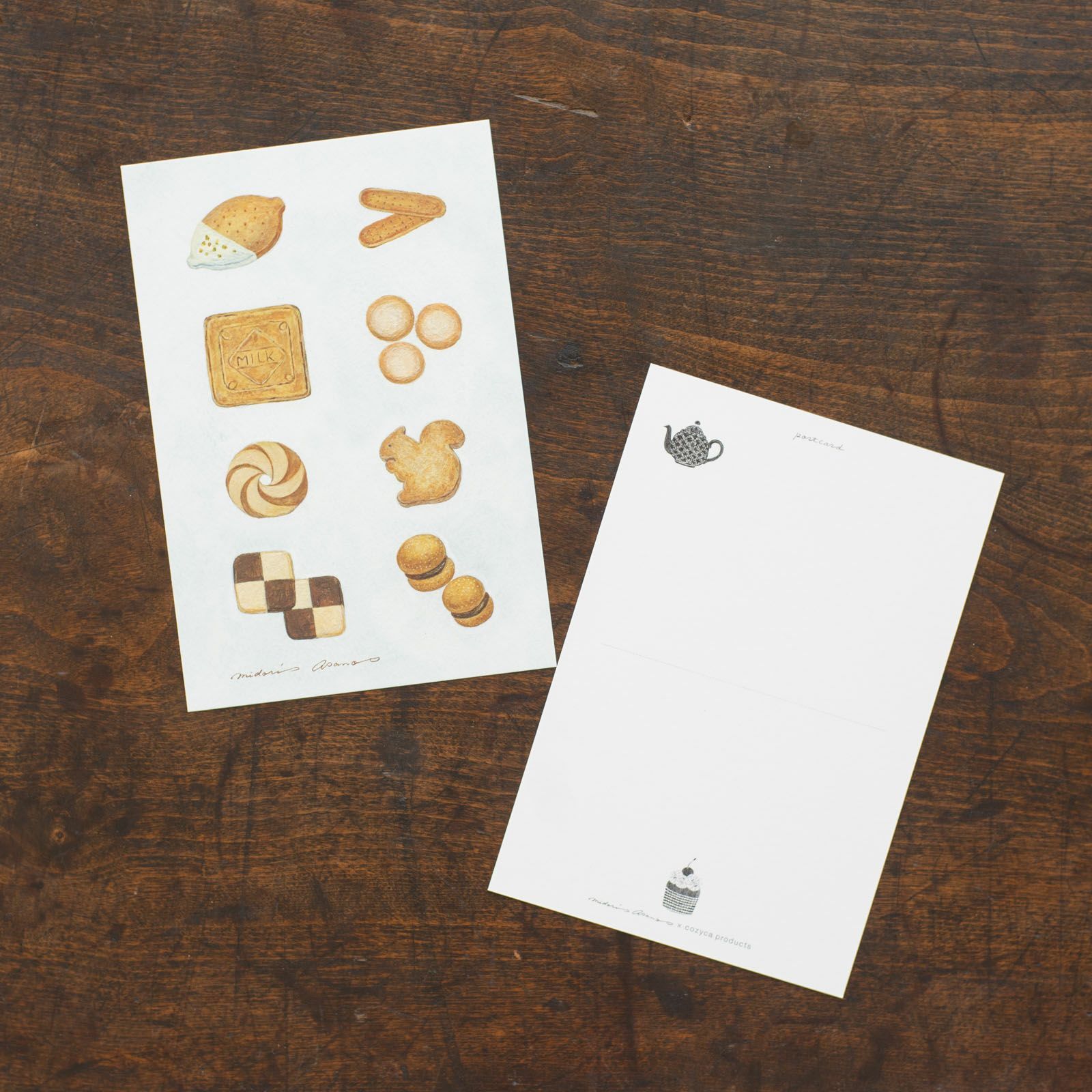 cozyca products｜浅野みどり・明信片箋「three o'clock」表現社 / JAPAN