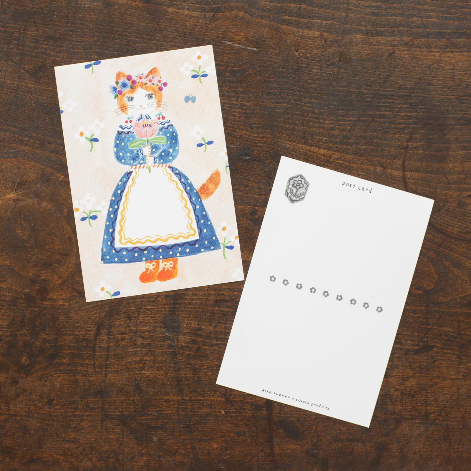 cozyca products｜Aiko Fukawa・明信片箋「TABLIER」表現社 / JAPAN