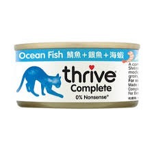 Thrive 脆樂芙 貓咪主食罐頭 三鮮 (鯖魚+銀魚+海蝦)  75G