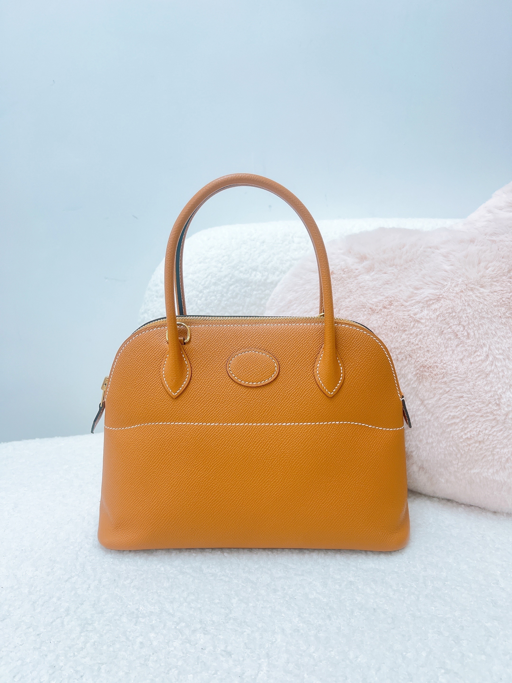 Hermes bolide 27 (toffee/ stamp A)