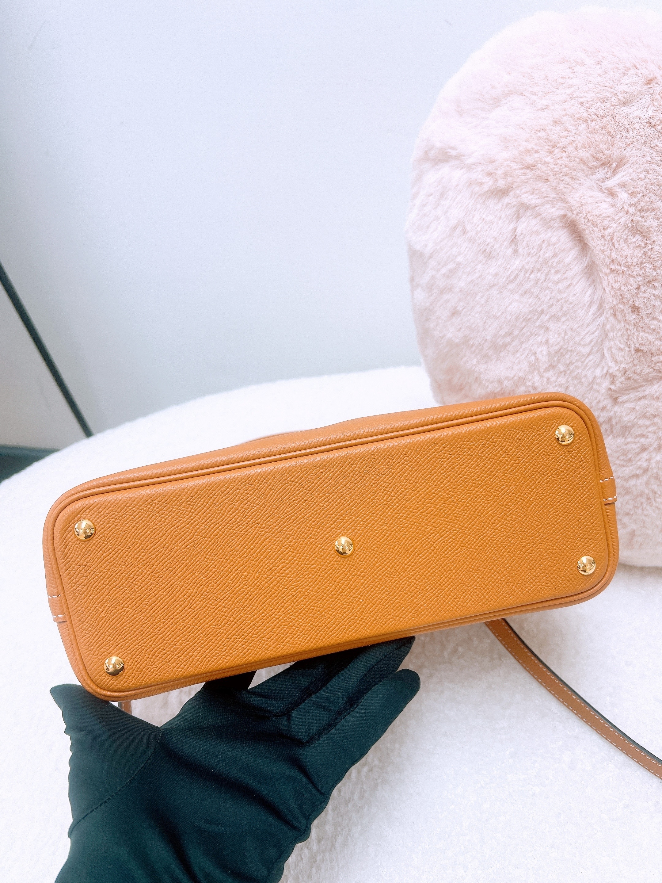 Hermes bolide 27 (toffee/ stamp A)