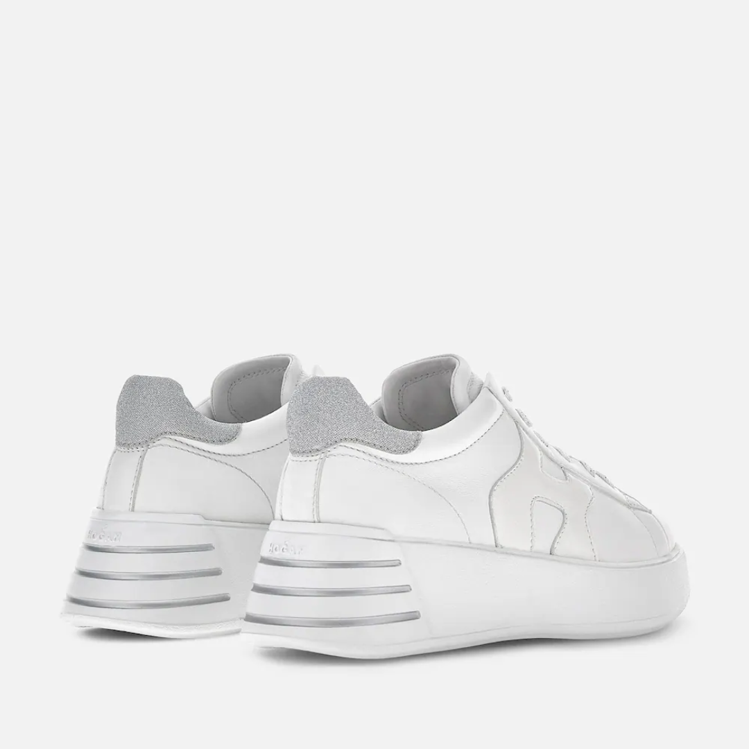 1LN0308-004 [HOGAN] Sneakers Hogan Rebel White Silver (SS26) #HXW5640DN61-QYQ-0351 (S-BR-E)