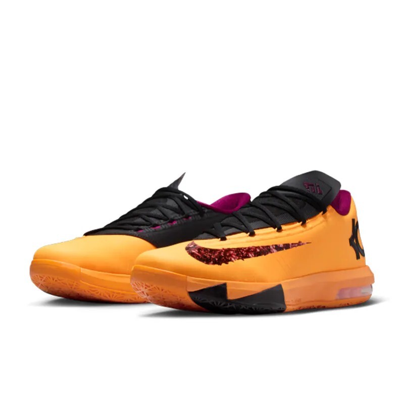 iSNEAKERS｜Nike KD 6 Peanut Butter & Jelly 黑橙 氣墊 緩震 休閒鞋 運動鞋 男鞋 IB6903-800