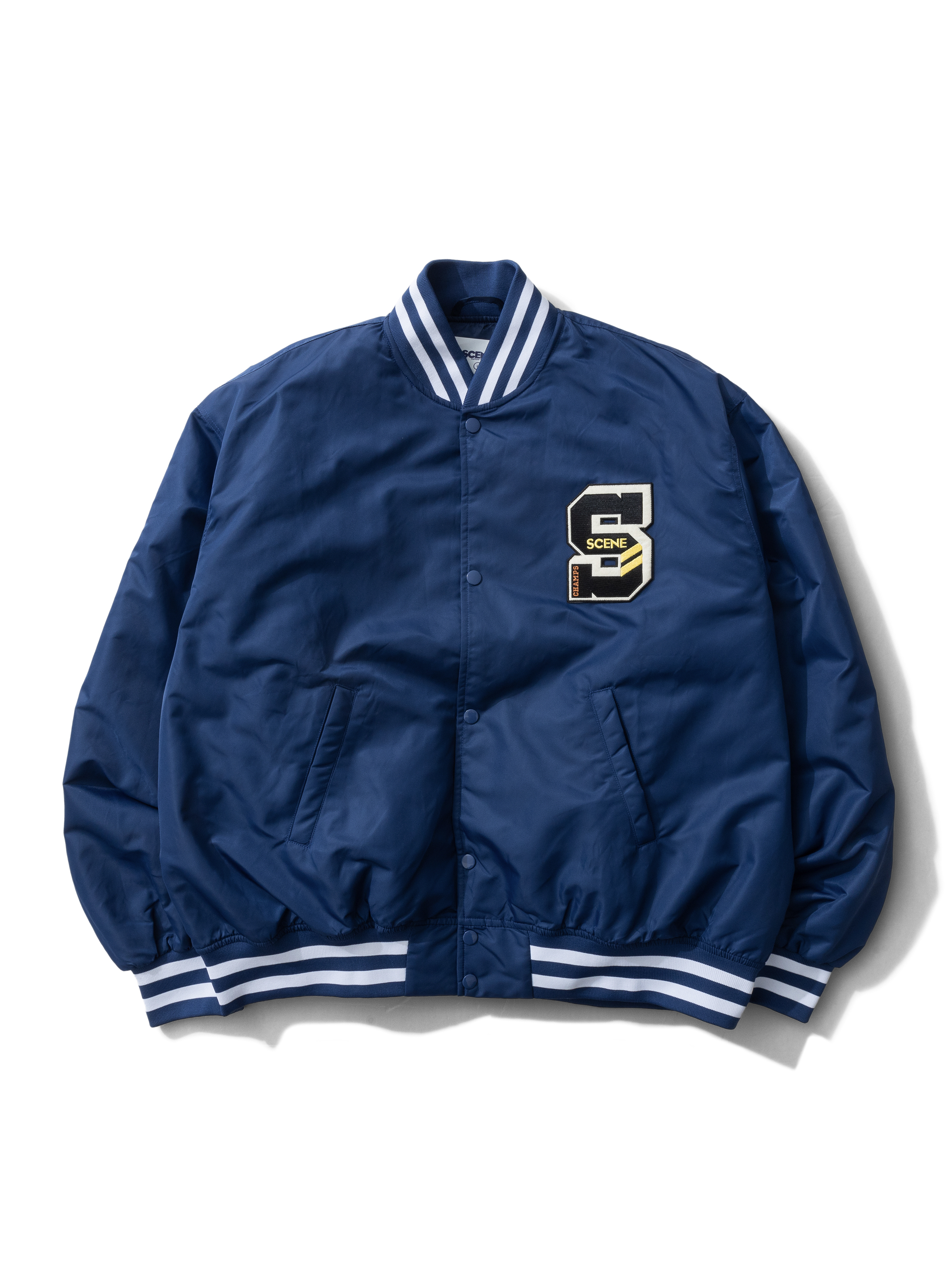 SCENE CLASSIC BOMBER JACKET // NAVY