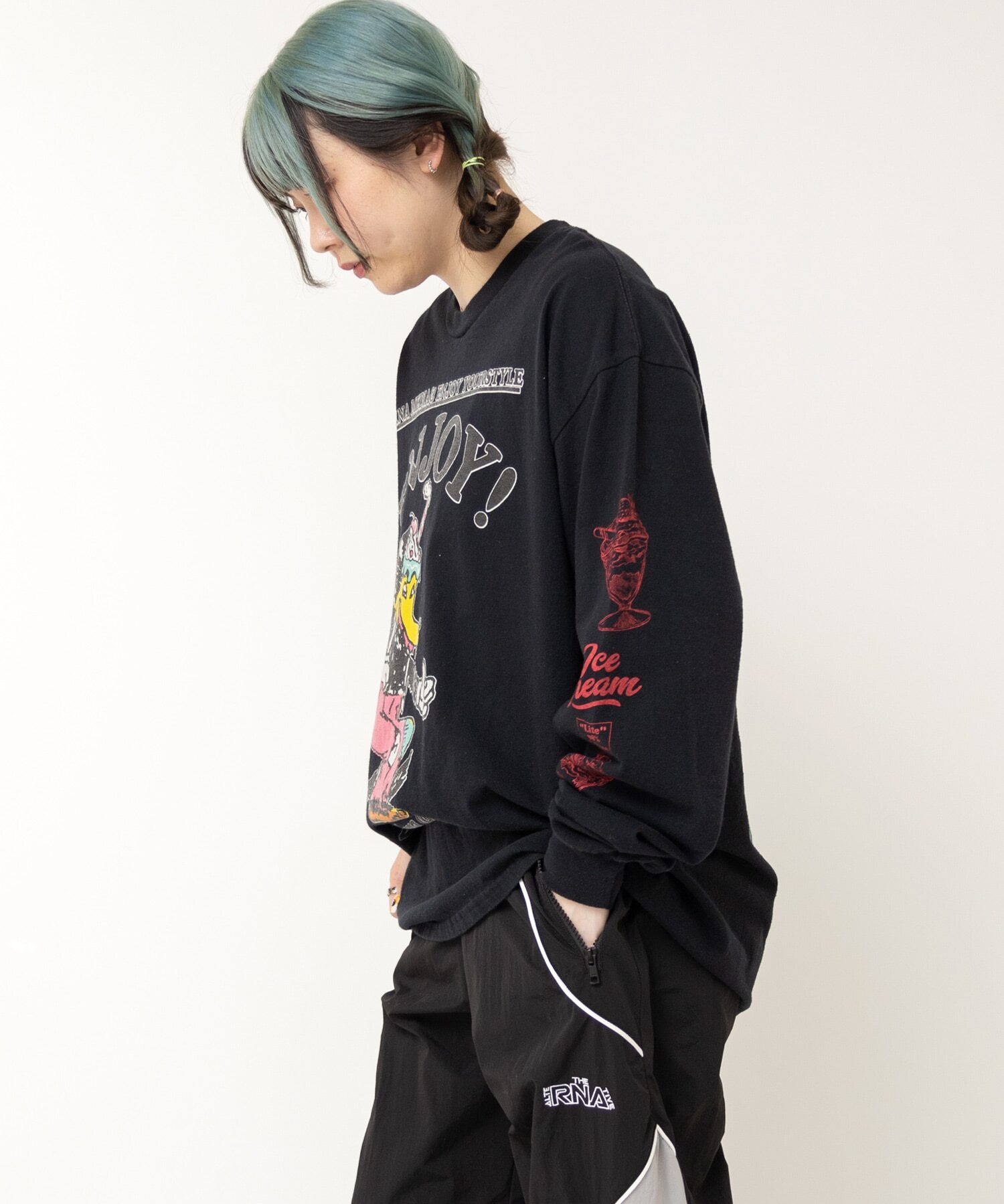 Enjoy 大野狼棉質長袖上衣