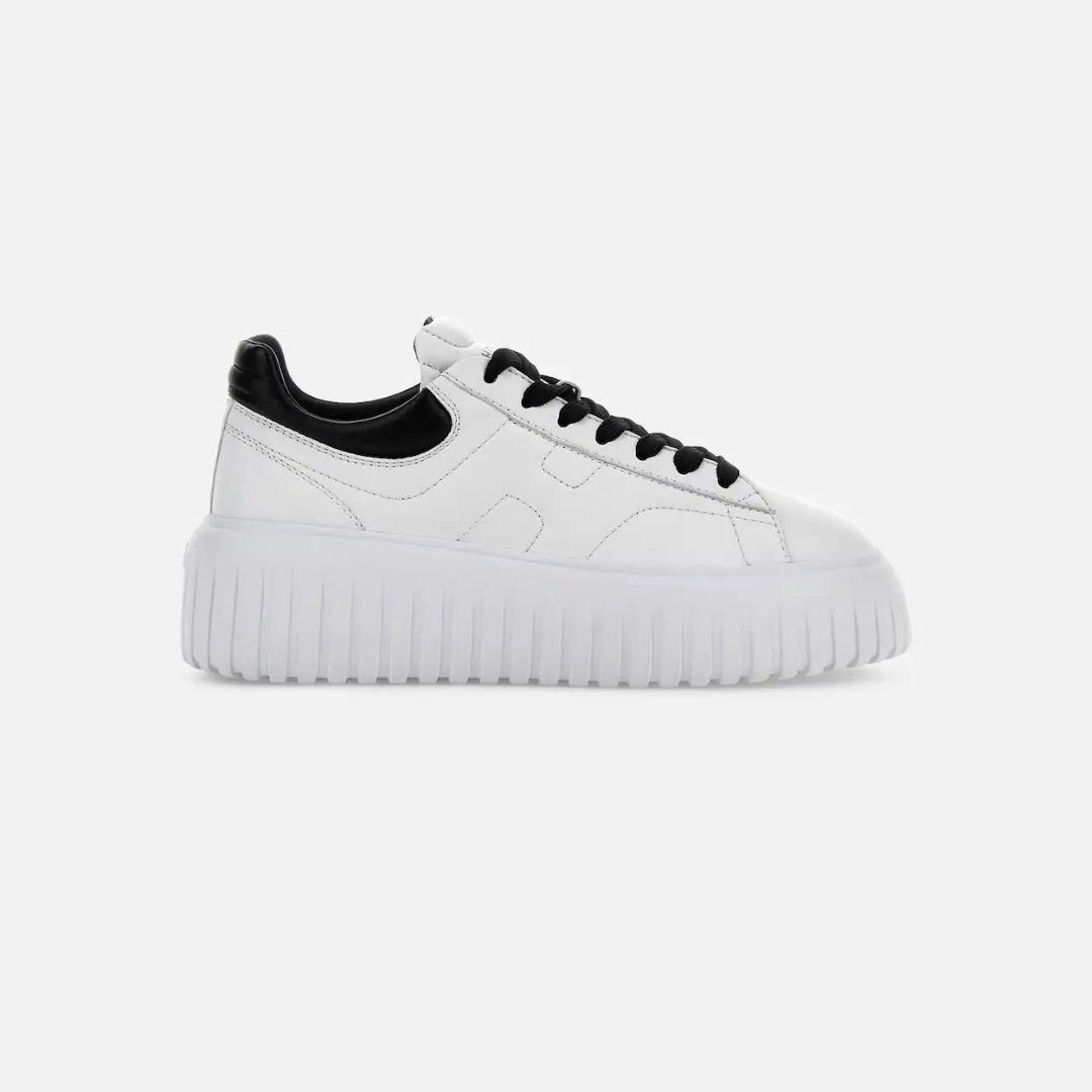 1LN0308-006 [HOGAN] Sneakers Hogan H-Stripes White Black (SS26) #HXW6450FC60-LE9-0001 (S-BR-E)