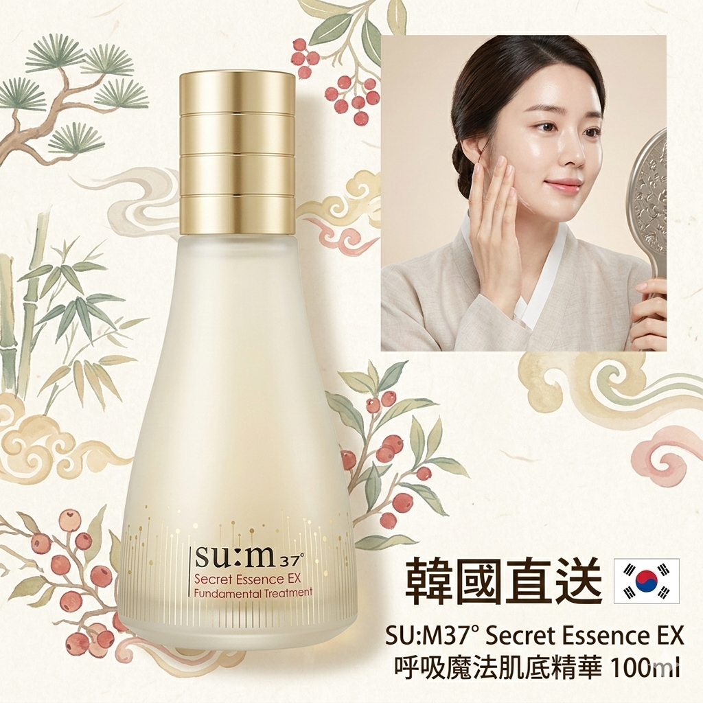 【韓國預購】AKR030313 SU:M37° Secret Essence EX 呼吸魔法肌底精華 100ml