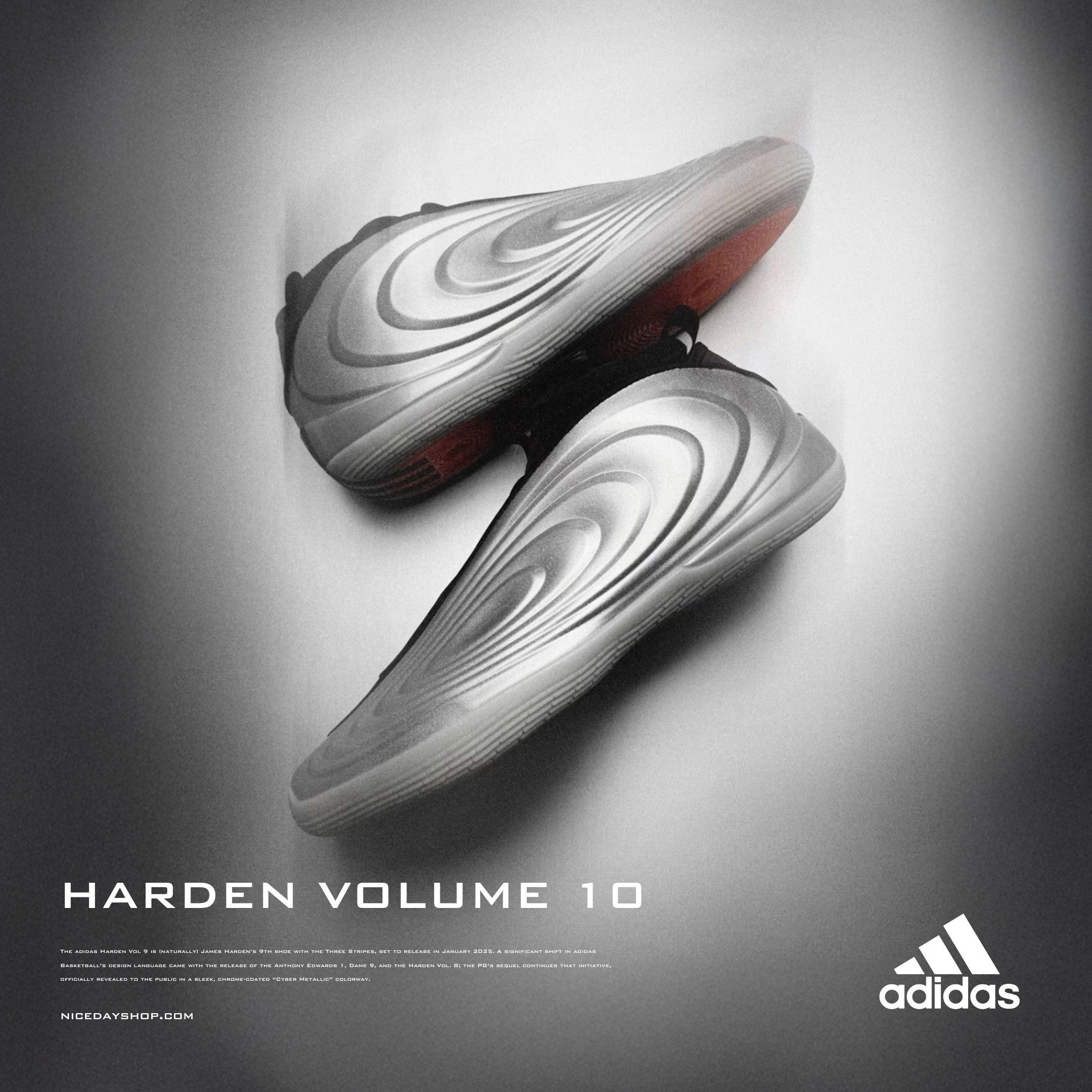 NICEDAY 代購 Adidas Harden Volume 10 銀灰 灰銀 科技銀 液態銀 實戰 籃球鞋 KJ1454