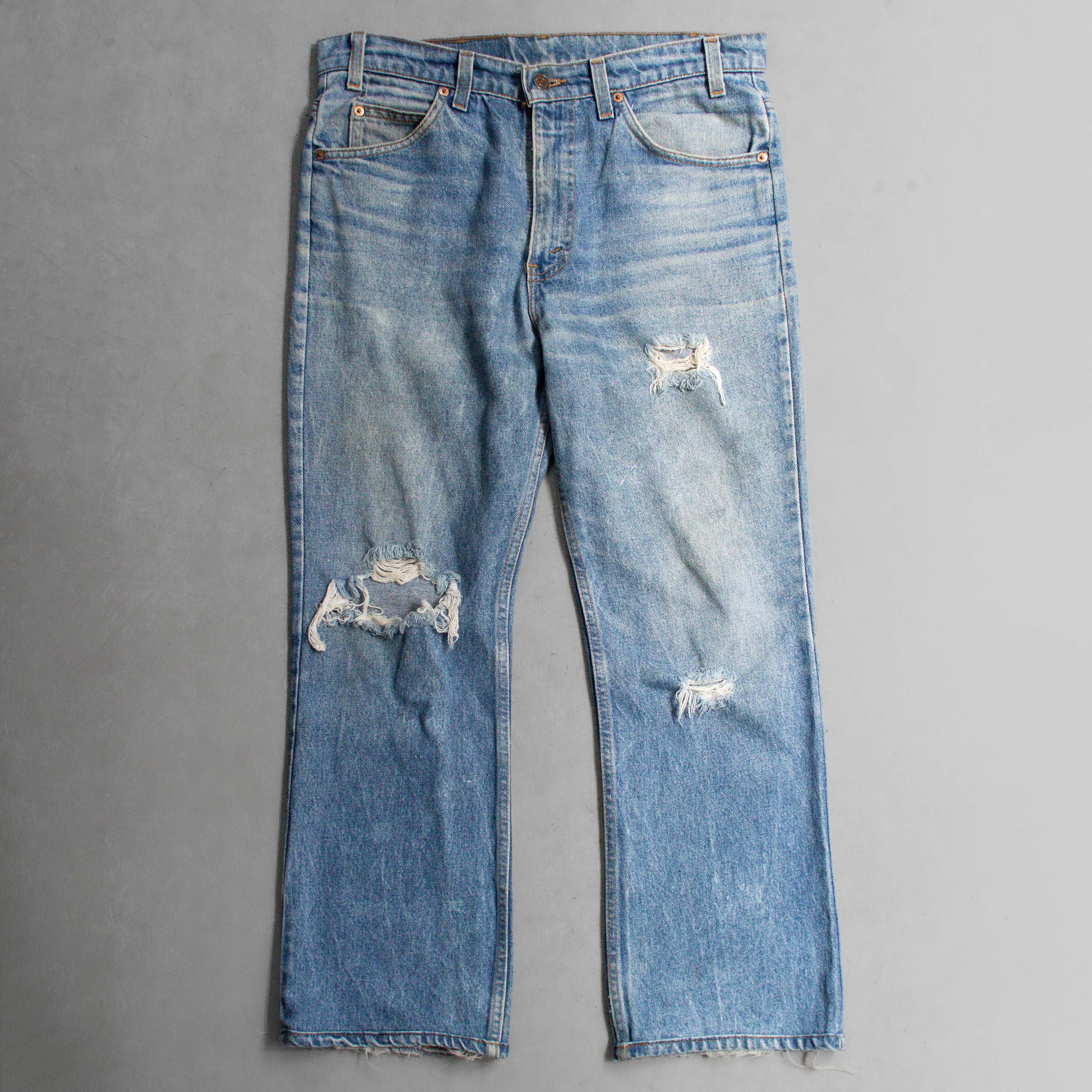 VINTAGE LEVIS 517 DENIM PANTS 美國製 靴型 喇叭 牛仔 丹寧 長褲 F
