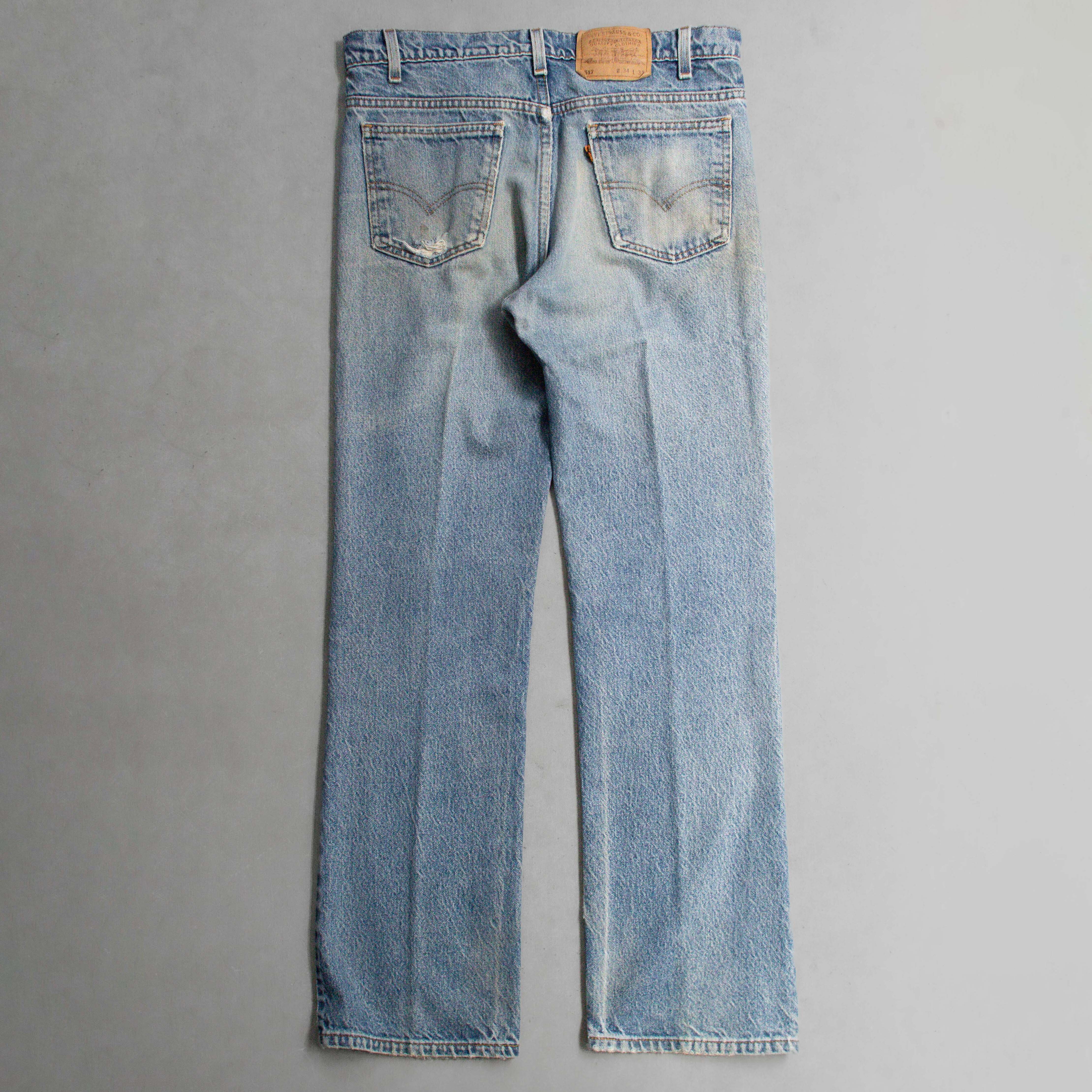VINTAGE LEVIS 517 DENIM PANTS 美國製 靴型 喇叭 牛仔 丹寧 長褲 G