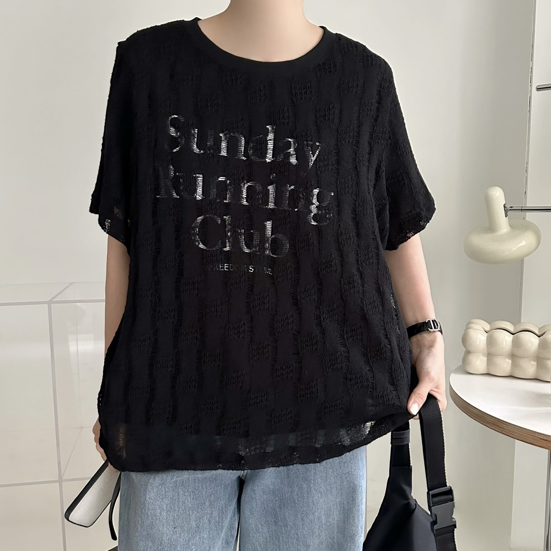 【BONNIE】兩層設計底印字線TOP (R36-R37)