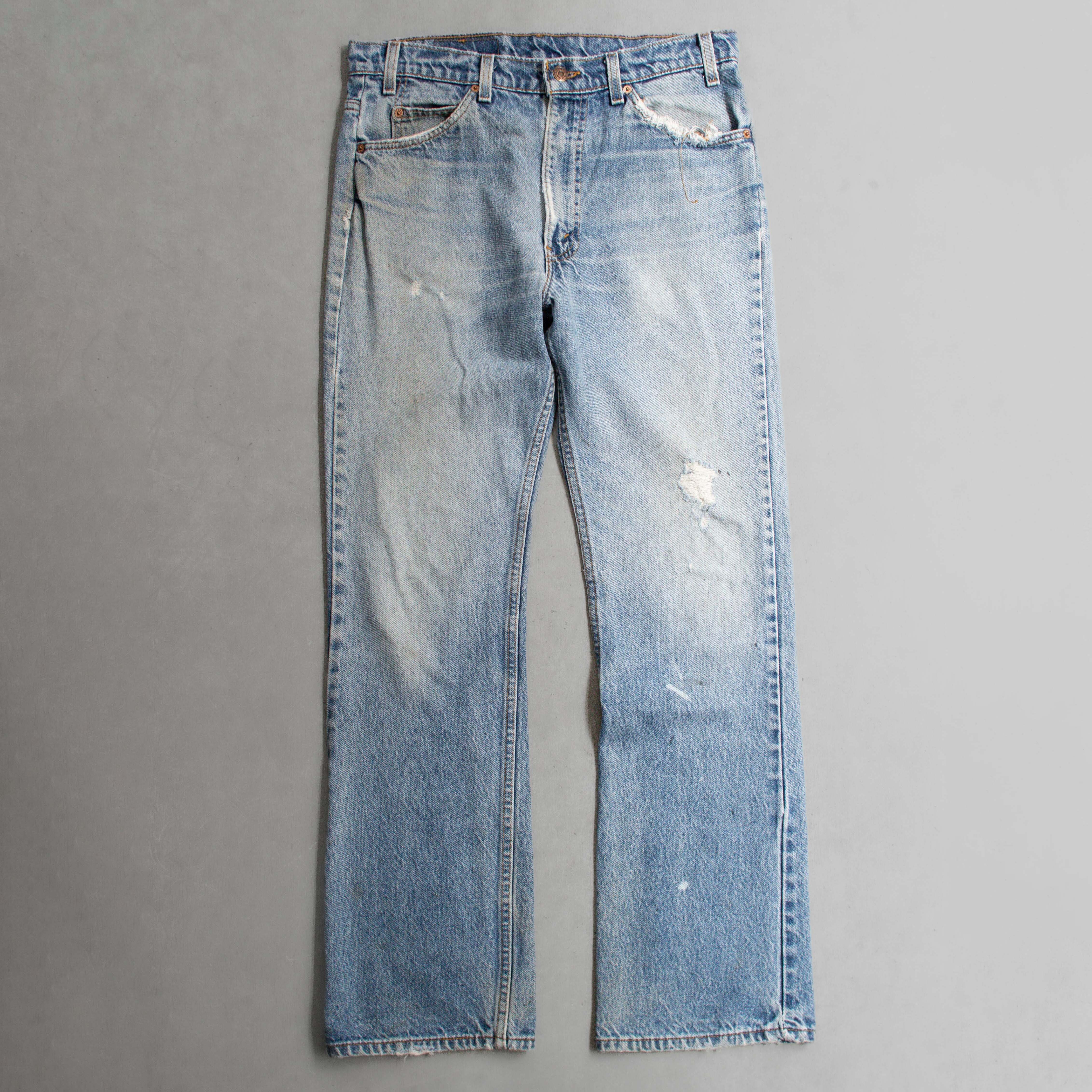 VINTAGE LEVIS 517 DENIM PANTS 美國製 靴型 喇叭 牛仔 丹寧 長褲 I