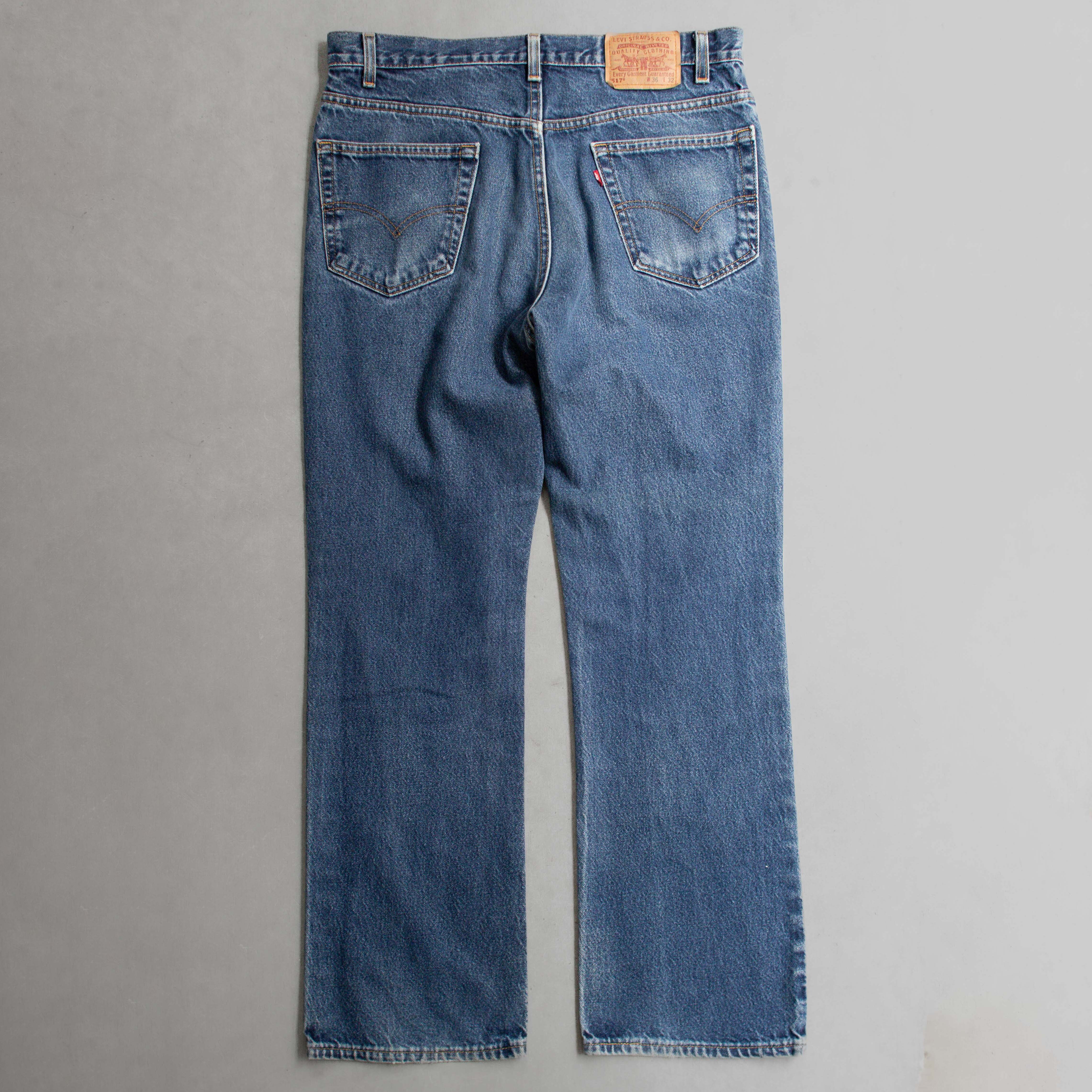 VINTAGE LEVIS 517 DENIM PANTS 美國製 靴型 喇叭 牛仔 丹寧 長褲 J