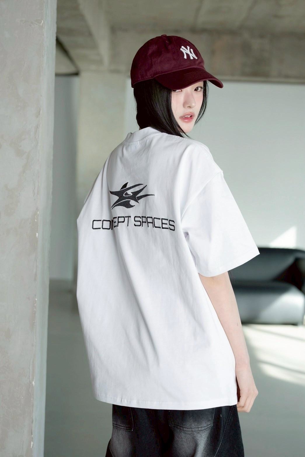 CONCEPT SPACES圖標刺繡短T 81145