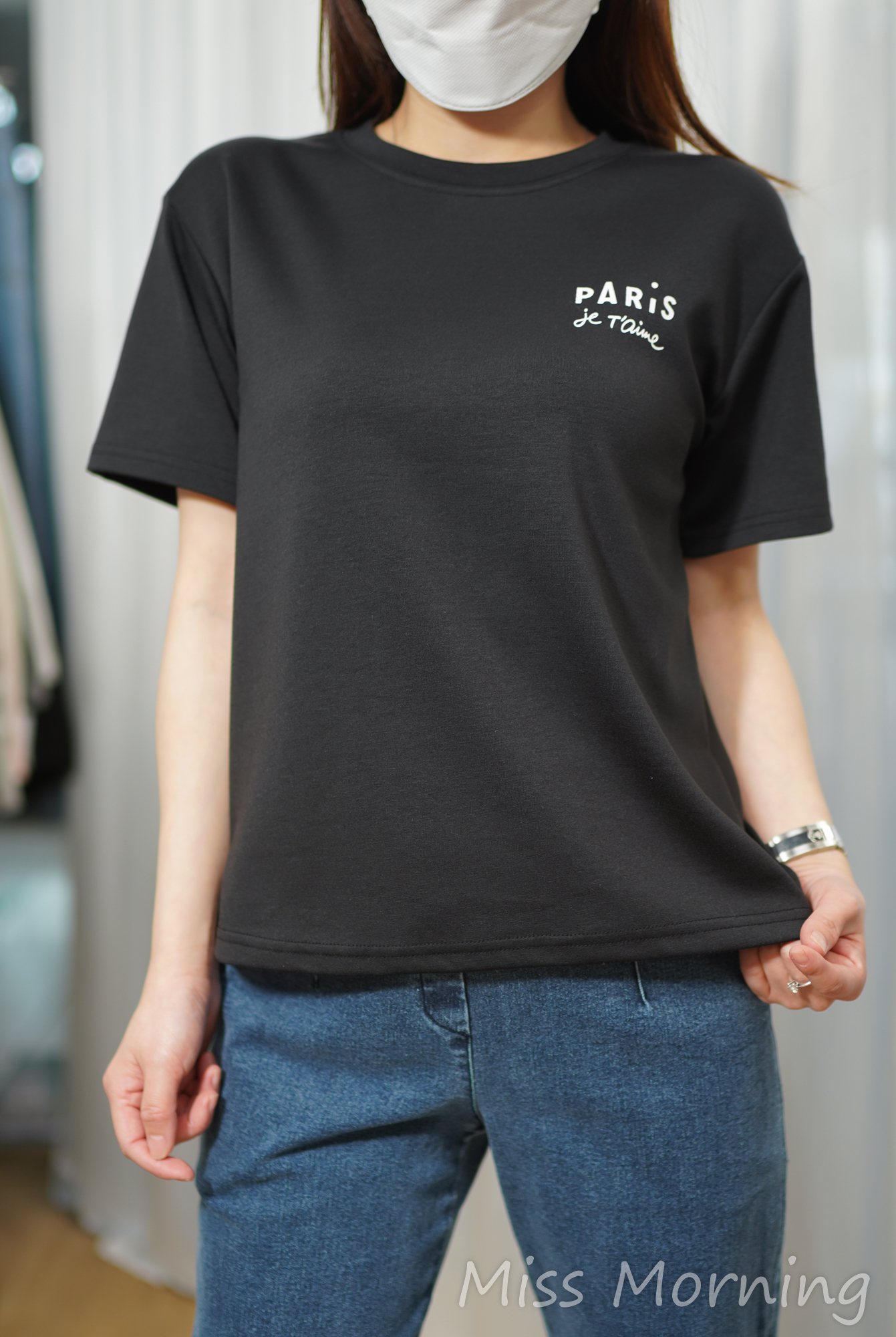 簡約的靚料tee(15075)