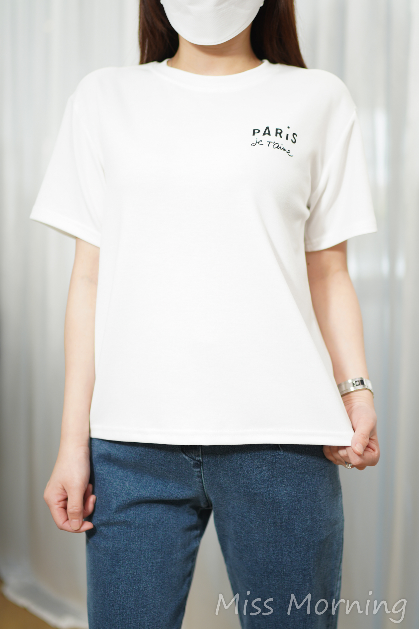 簡約的靚料tee(15075)