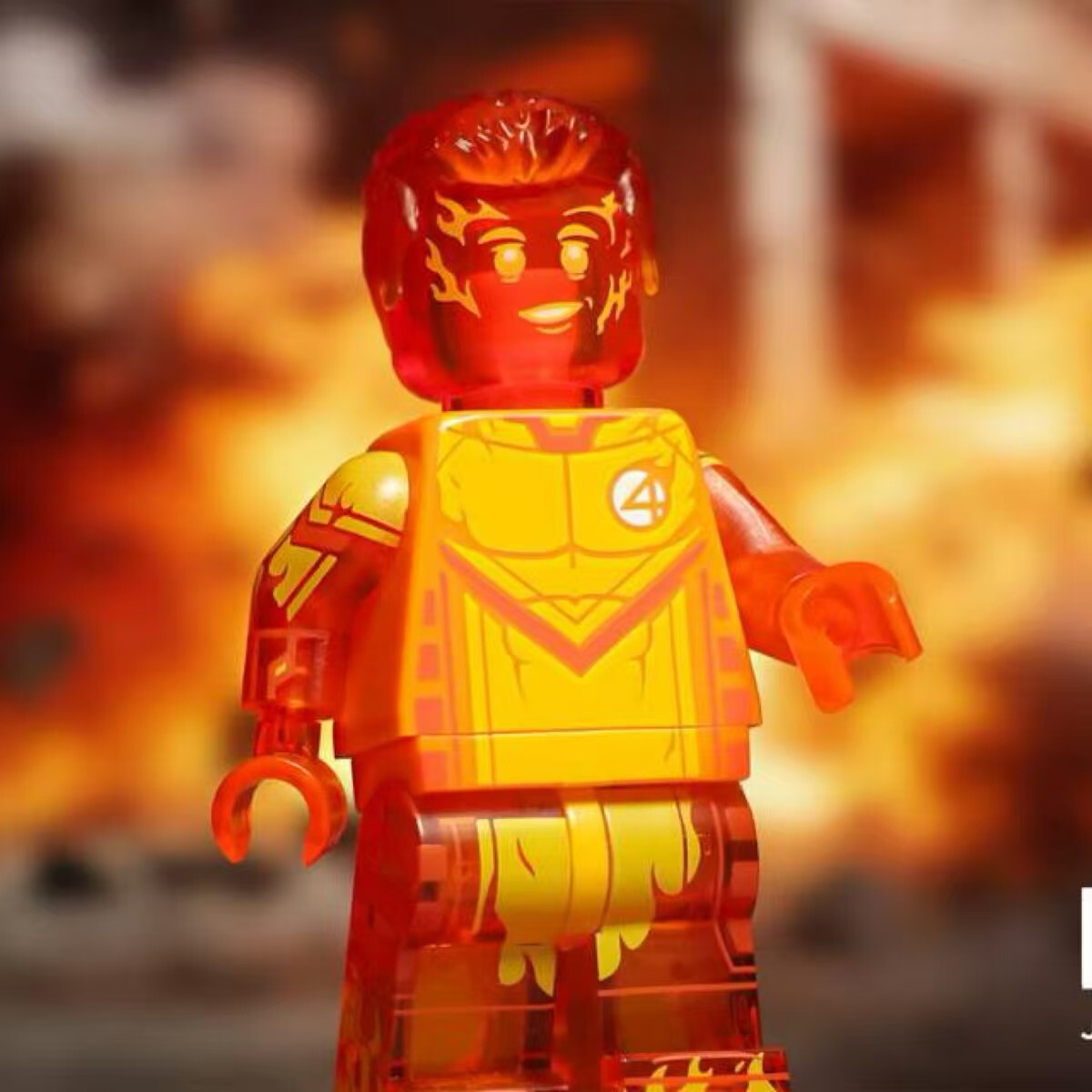 [JIN Custom x Lets GO] [In stock] Fantastic Four - Human Torch - Special Edition [PADprinted]