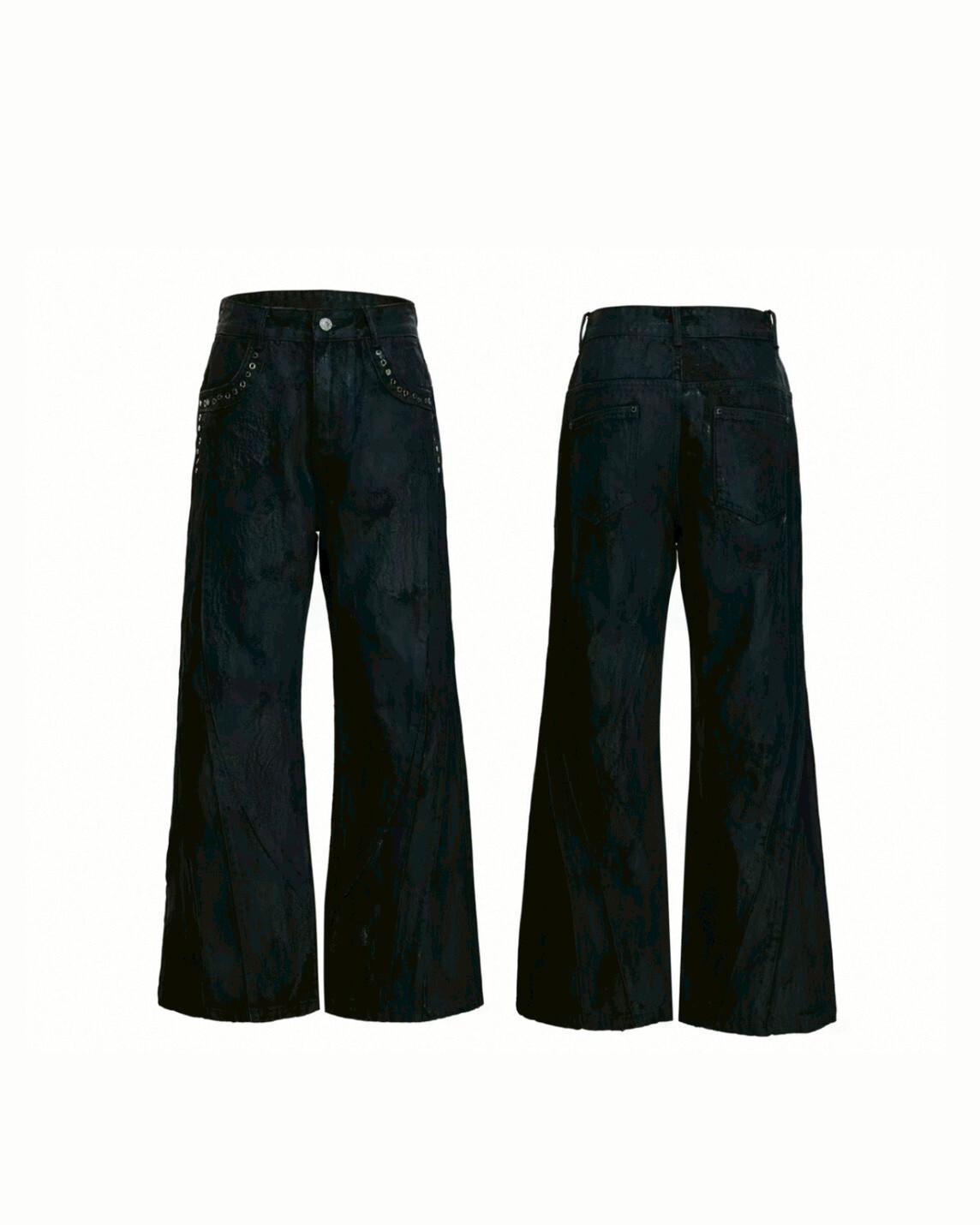 ARGUE 刷蠟 塗層 設計感 #牛仔褲