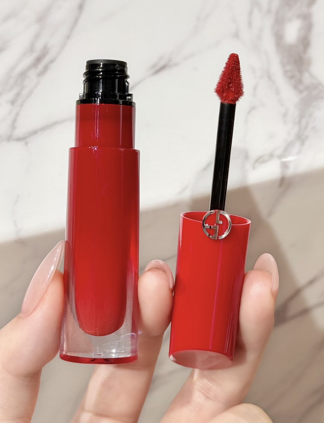 📦預購 Giorgio Armani-奢華柔紗訂製唇露 #161裸紗米棕