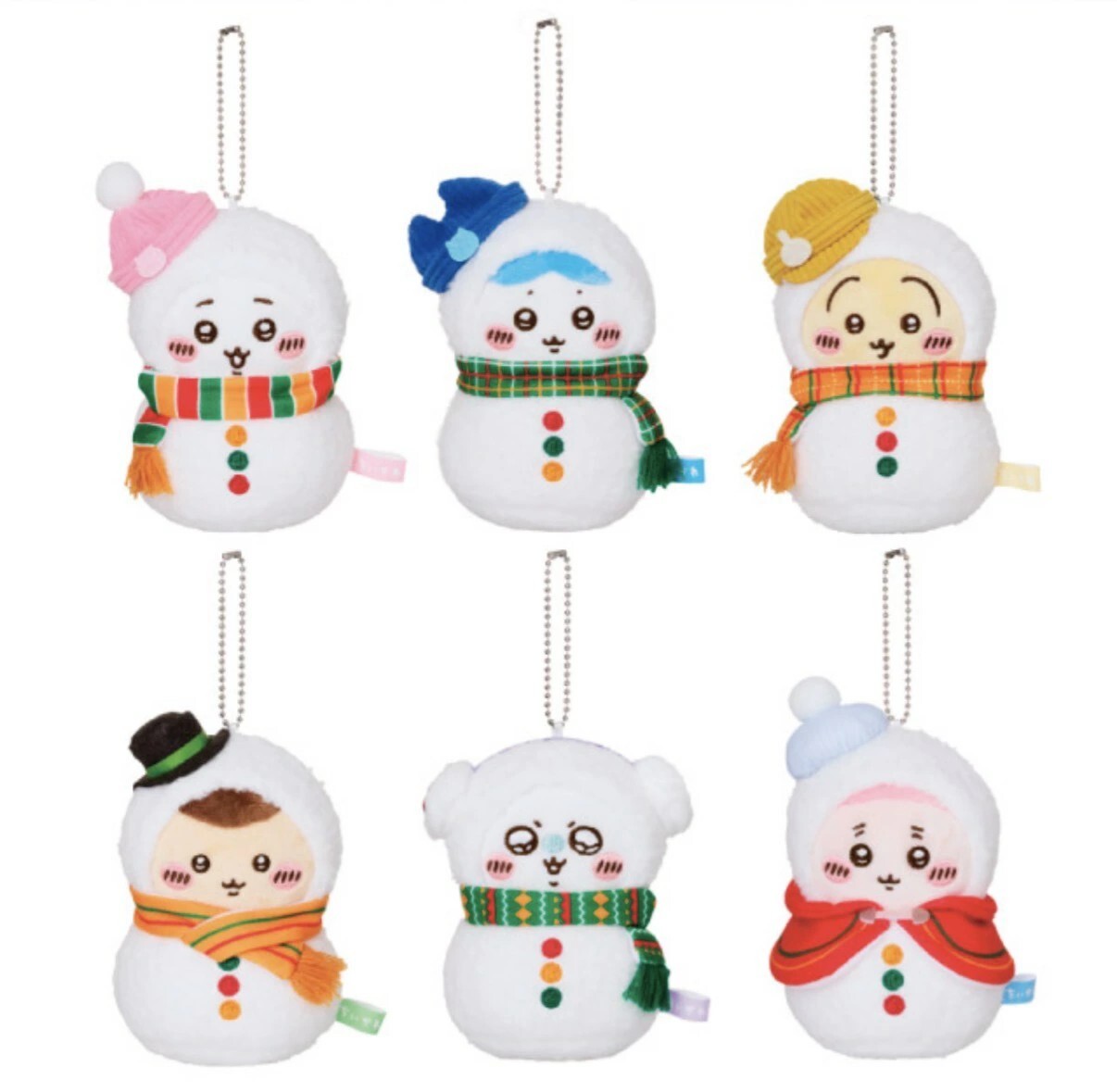 iSNEAKERS｜日本 Chiikawa吉伊卡哇 雪人吊飾 一番賞E賞