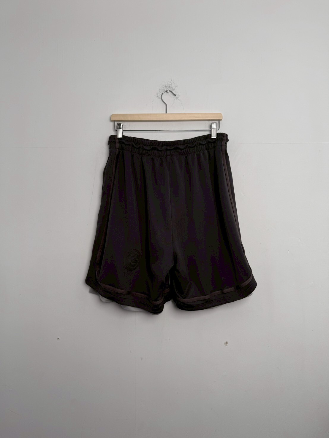 GOOPI “Rve-S3” Riverside Track Shorts IRON SIZE 3