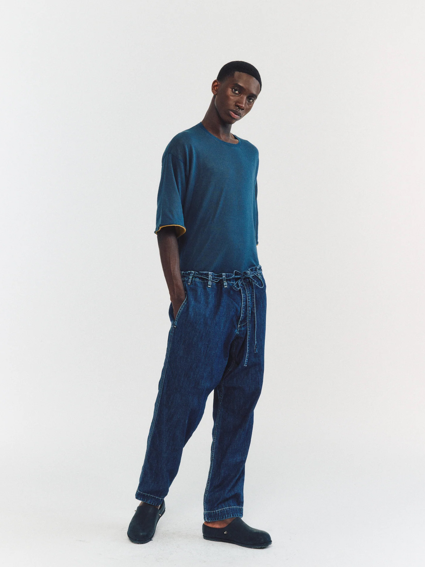 Casey Casey Tie Me Up Pant L Indigo