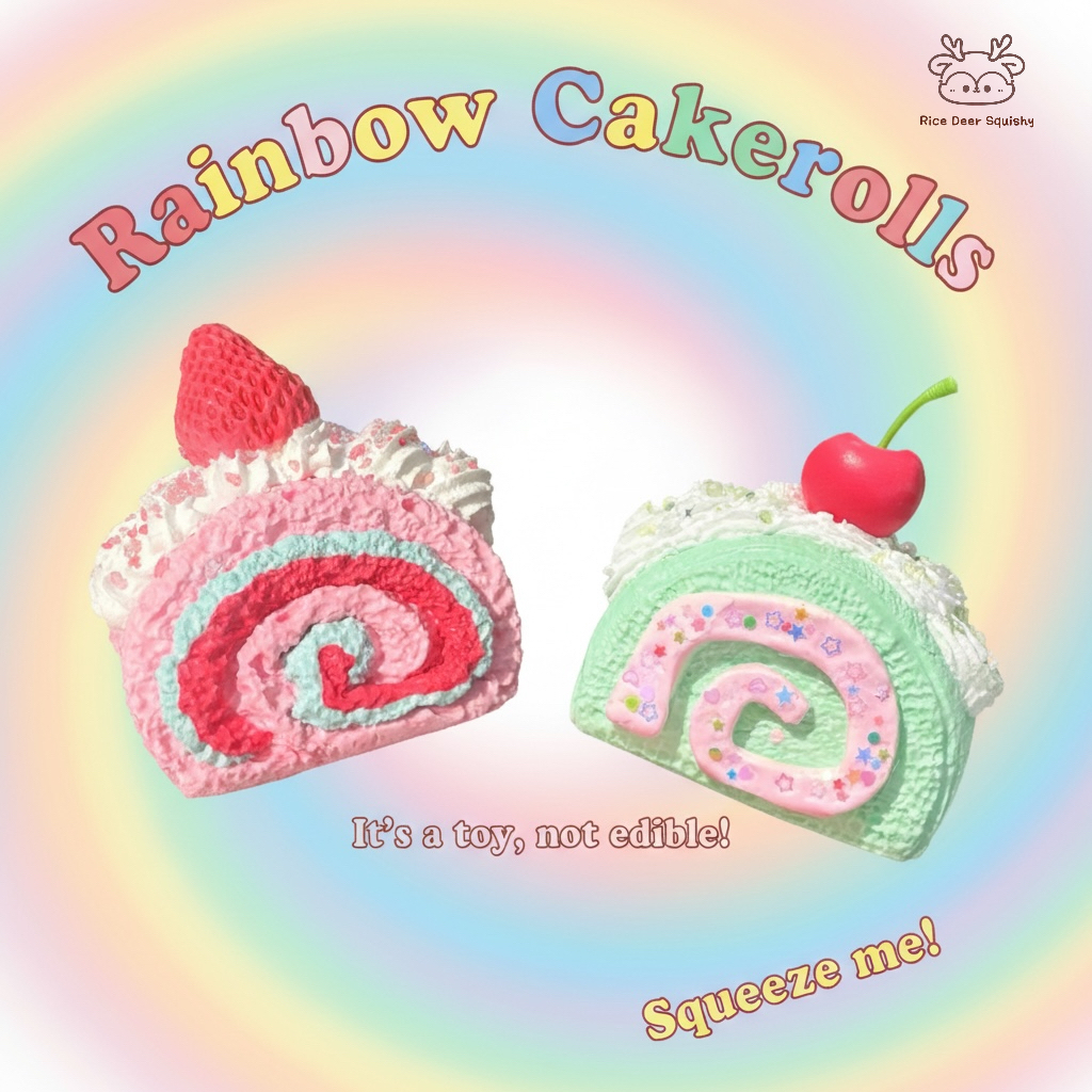 Rainbow Cakeroll - by Handmade
